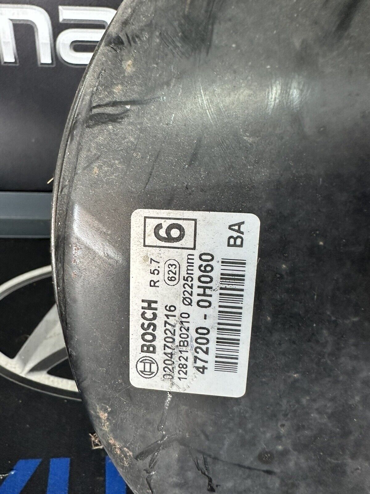 TOYOTA AYGO 2012 MK1 BRAKE SERVO MASTER CYLINDER 47200-0H060 2006-2014