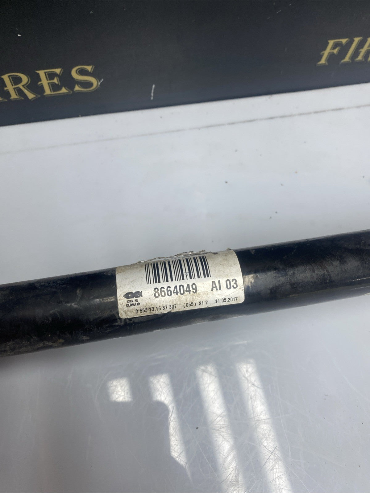 BMW 5 SERIES G30 DRIVESHAFT PASSENGER FRONT 8664049