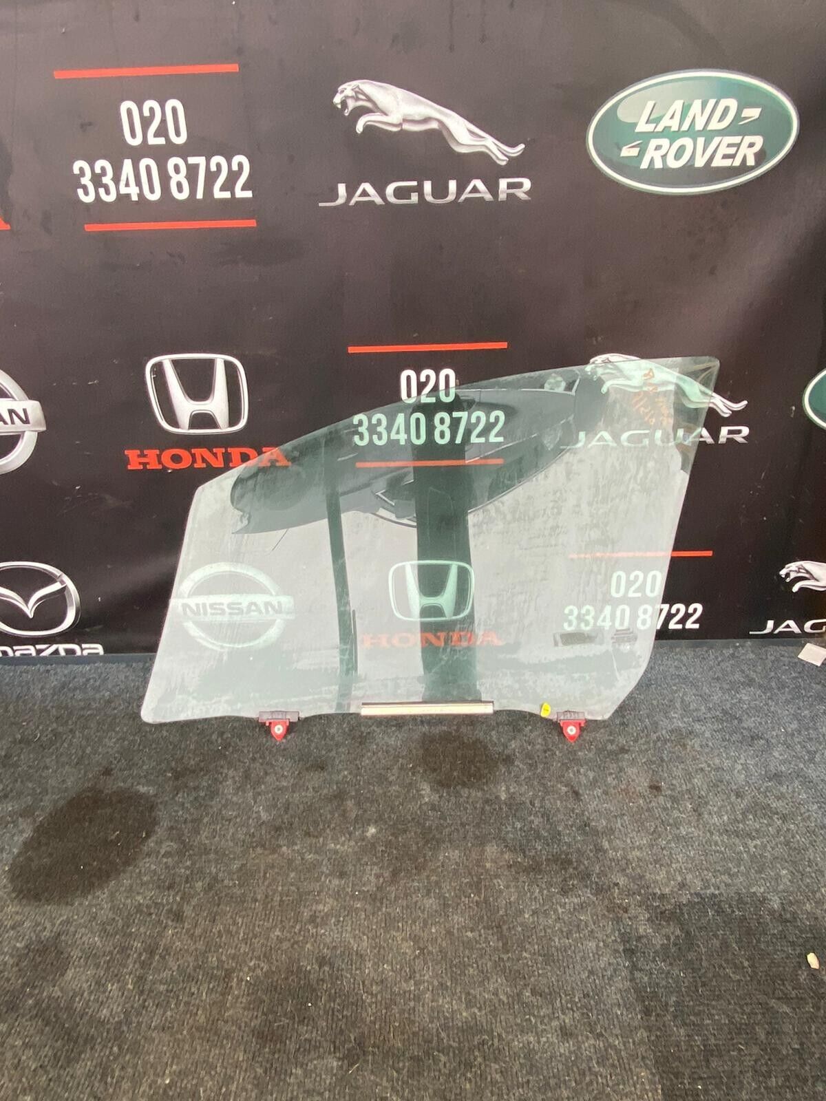 TOYOTA YARIS 2018 O/S FRONT RIGHT DOOR WINDOW GLASS