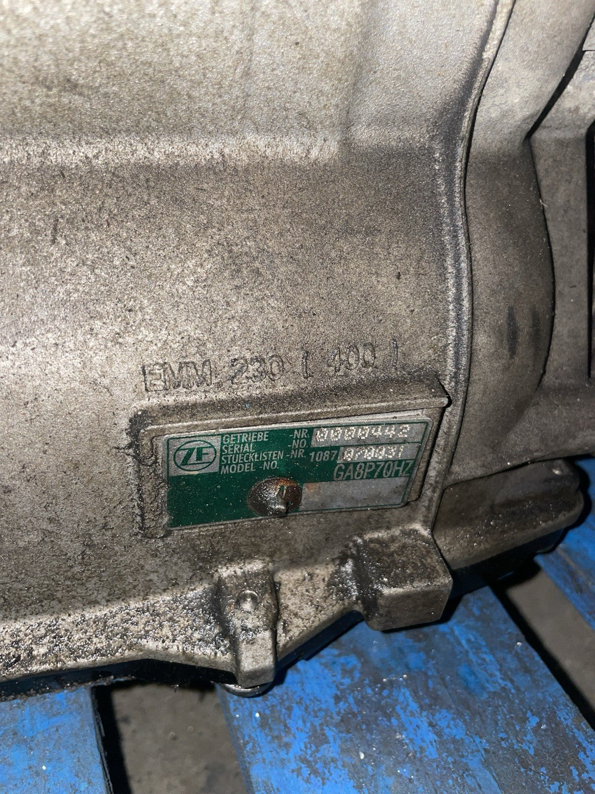 BMW3 SERIES F30 F31 ACTIVE HYBRID   AUTOMATIC GEARBOX TRANSMISSION GA8P70HZ