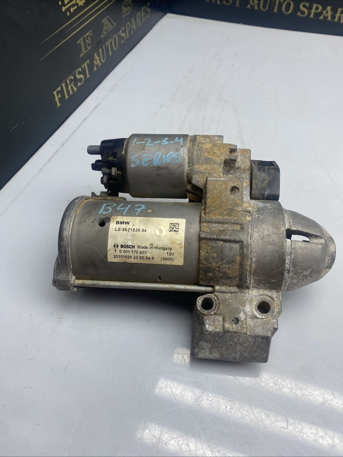 BMW Starter Motor Fits 1 2 3 4 Series B38 B48 F20 LCI F22 F30 LCI F32 8621839