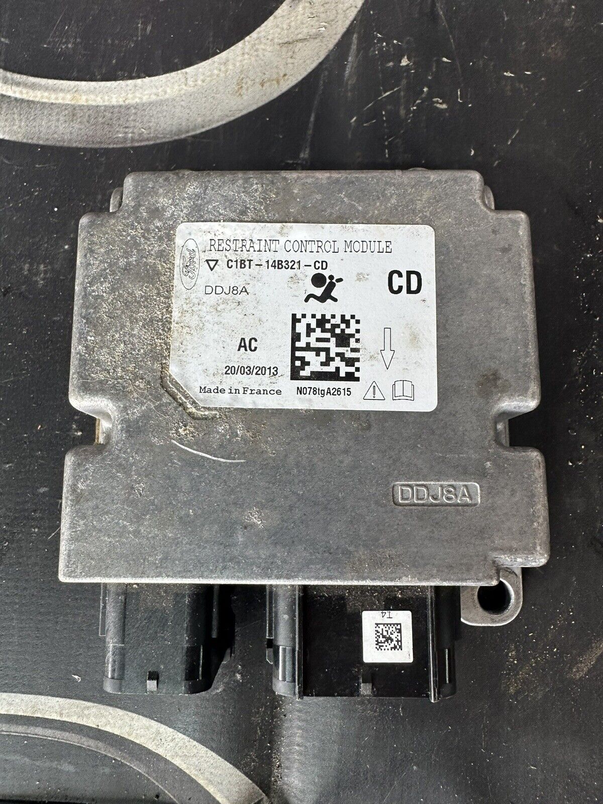 FORD FIESTA MK7 RESTRAINT CONTROL MODULE C1BT-14B321-CD 2013