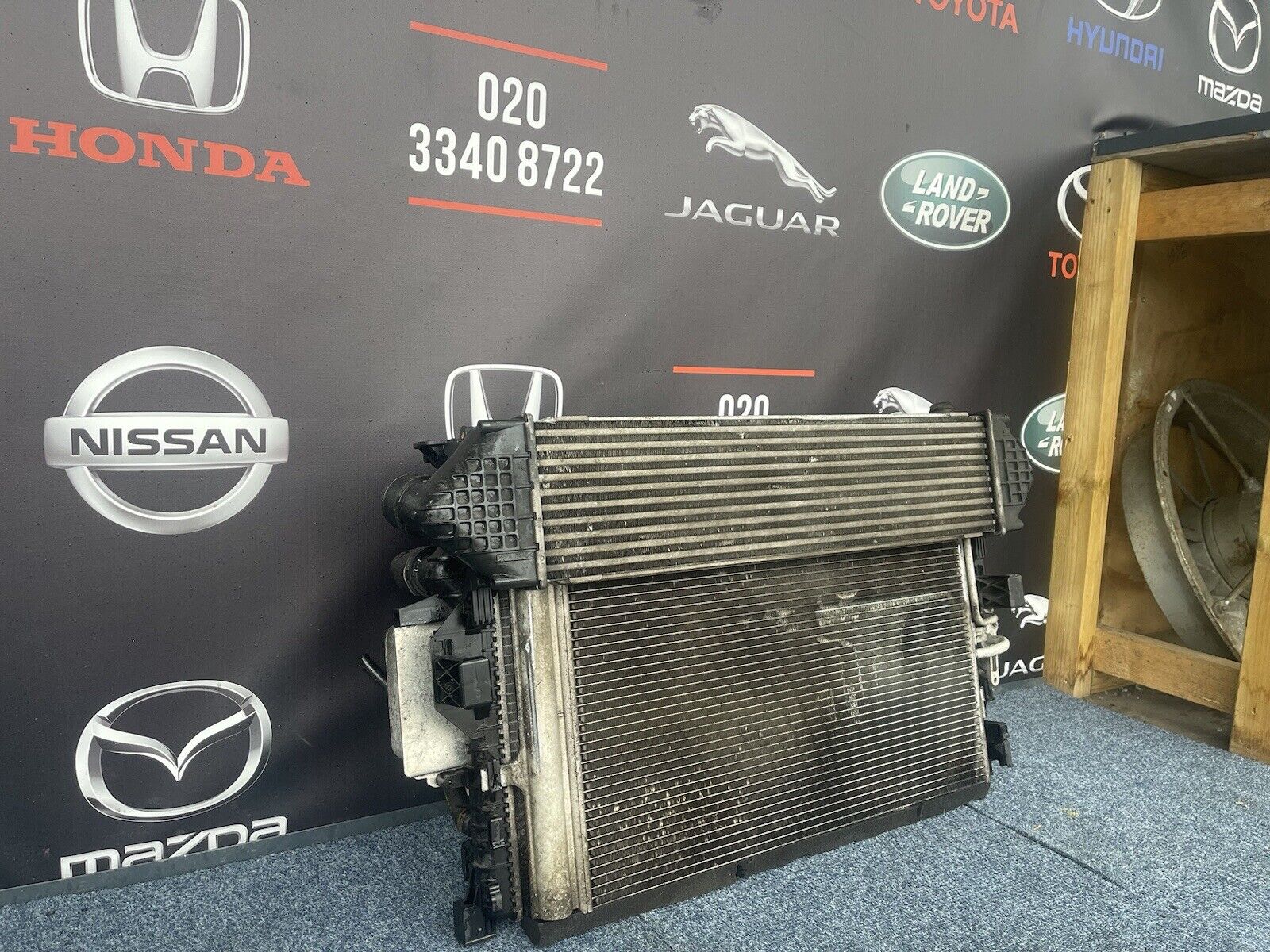 FORD GALAXY RADIATOR PACK WITH COOLING FAN 2.0 TDCI MK2 2015