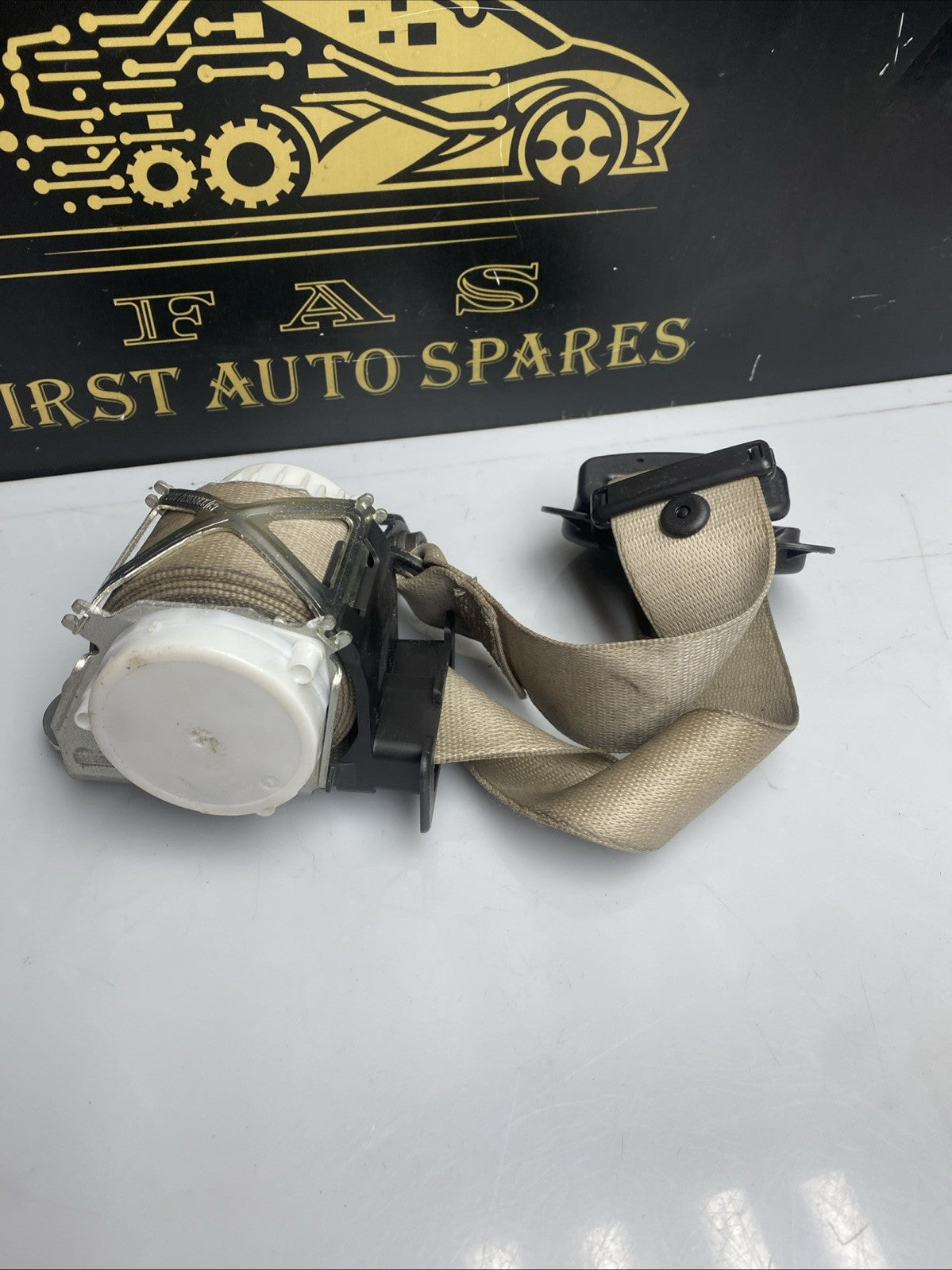BMW 3 SERIES F30 F31 SEAT BELT FRONT LEFT PASSENGER SIDE BLACK 34078319D
