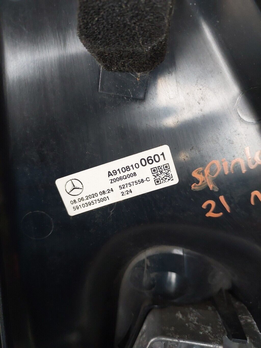 MERCEDES SPRINTER VAN 2021 N/S WING MIRROR LH