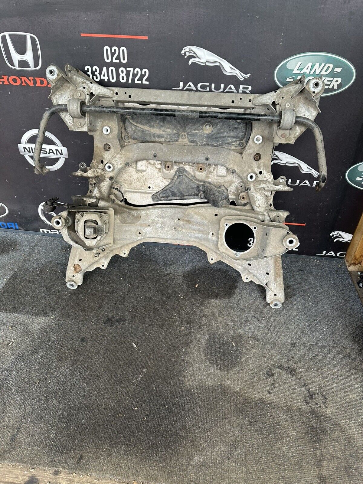 BMW G20 G21 G22 4x4 X-DRIVE FRONT AXLE BEAM CARRIER SUBFRAME SUSPENSION 6883293