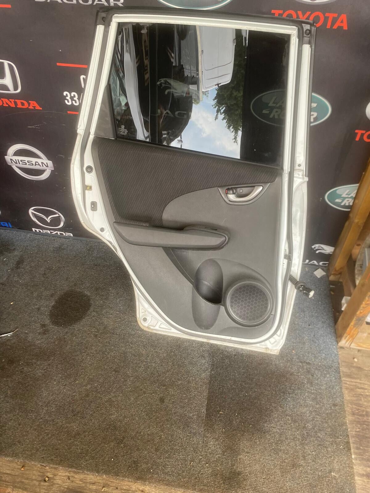 HONDA JAZZ 2008-15 OSR DRIVERS SIDE REAR DOOR SHELL*YR578M*