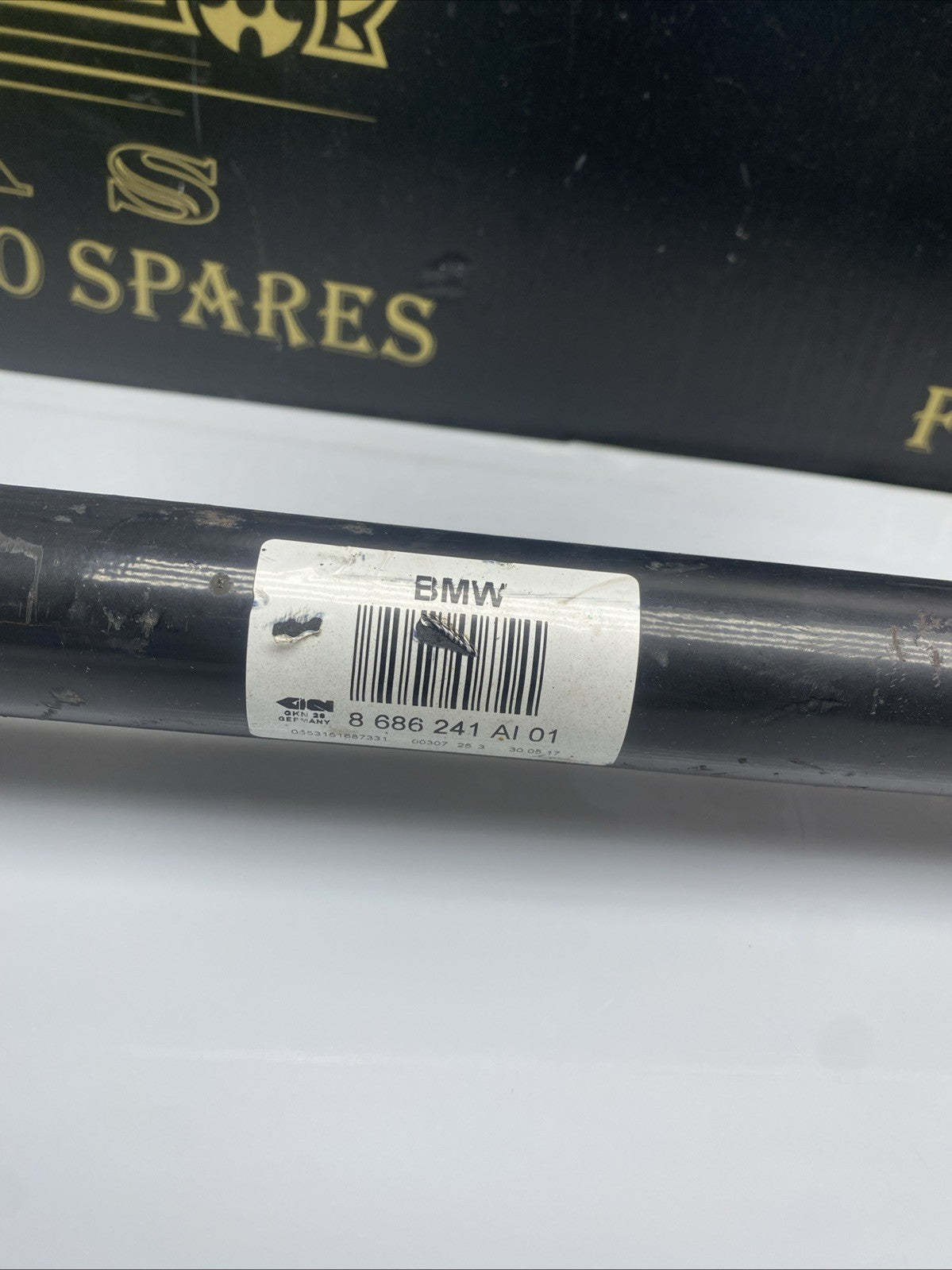BMW 5 SERIES DRIVESHAFT LEFT 2.0 PETROL AUTOMATIC 8686241 G30 2017 - 2023