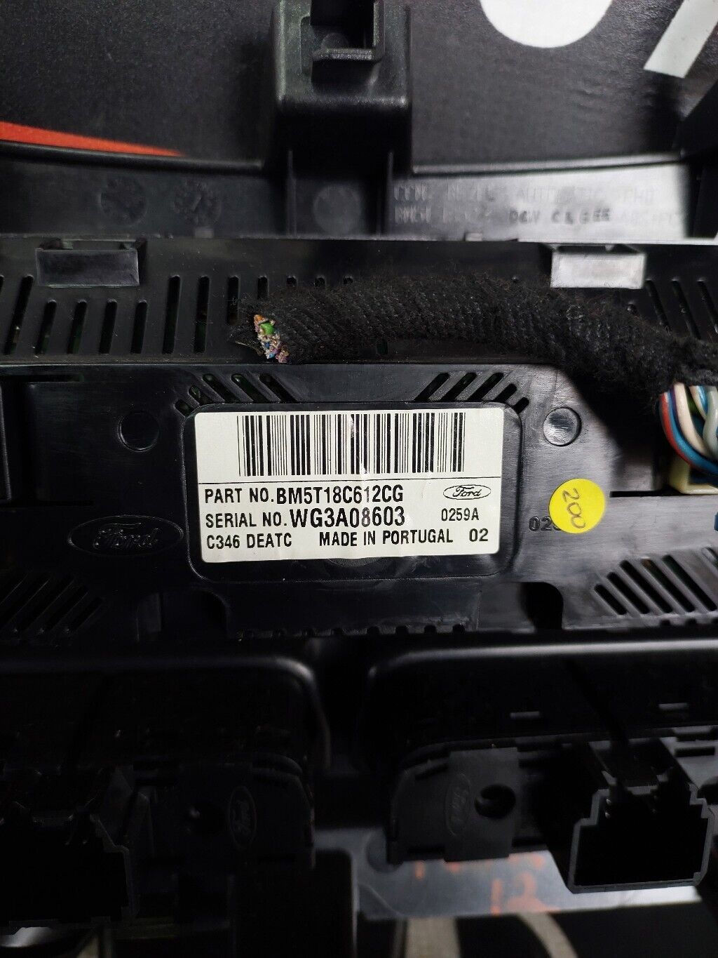 FORD FOCUS HEATER CLIMATE CONTROL MODULE UNIT 2012