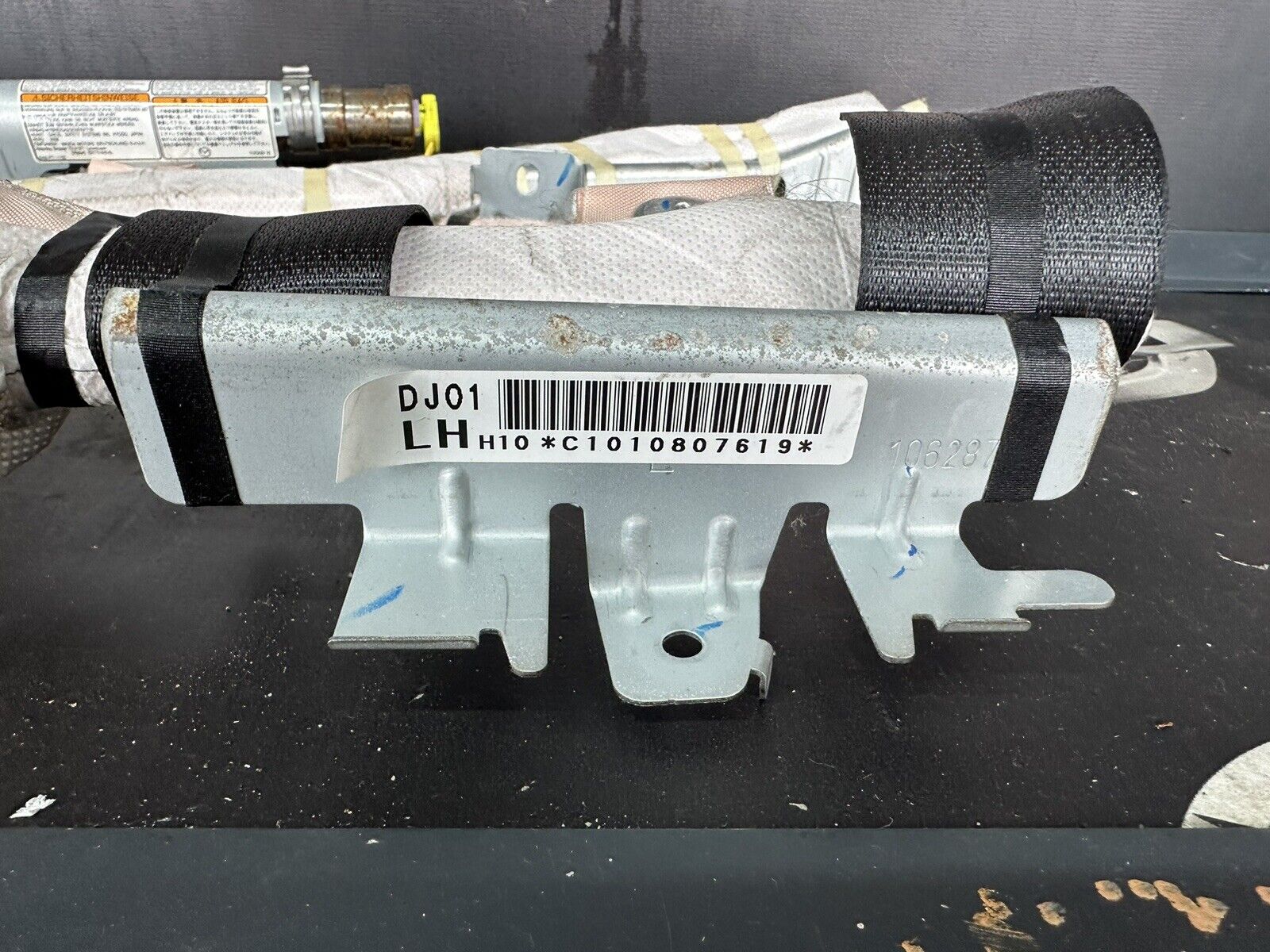 MAZDA 2 MK2 2009 3 DOOR HATCH ROOF CURTAIN AIRBAG N/S O/S 07-15