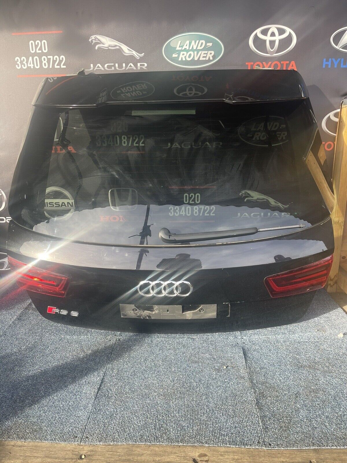 Audi RS6 4G C7 Avant Tailgate Boot Lid blue LX7W 4G9827025B