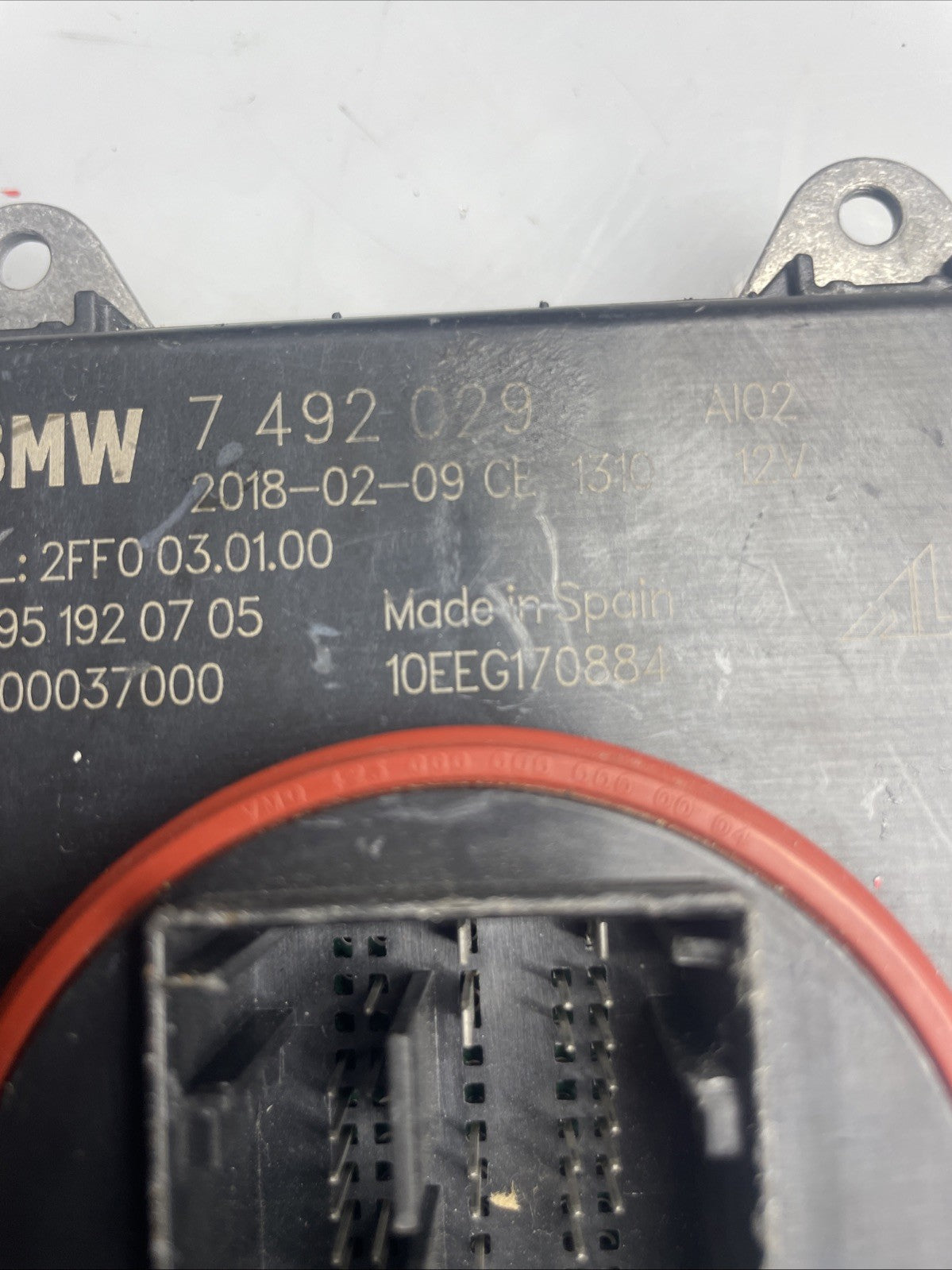 BMW 3 F30 F35 F31 2016 Petrol LED ballast control module 7492029 185kW GENUINE