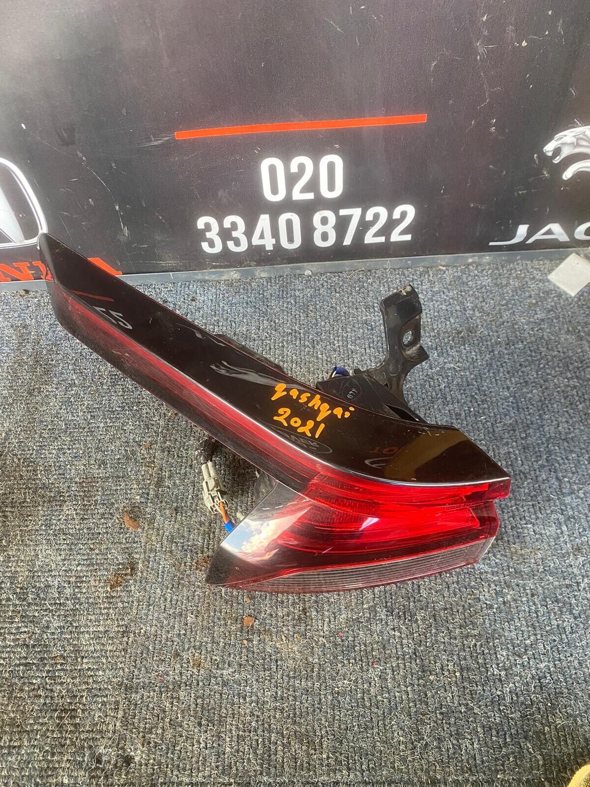 NISSAN QASHQAI COMPLETE REAR END BUMPER LIGHTS CRASH BAR BOOT LID 2023