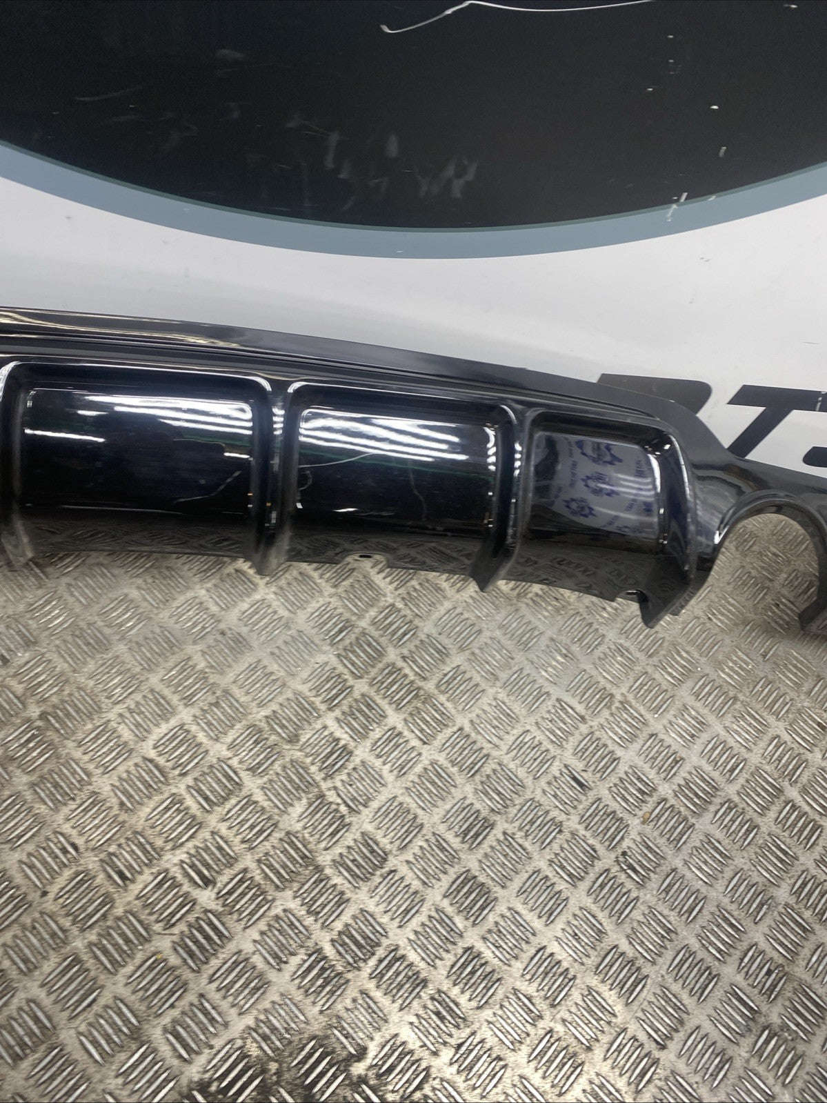 GLOSS BLACK REAR BUMPER DIFFUSER M PERFORMANCE FOR BMW 4SERIES F32 F33 F36 14-19