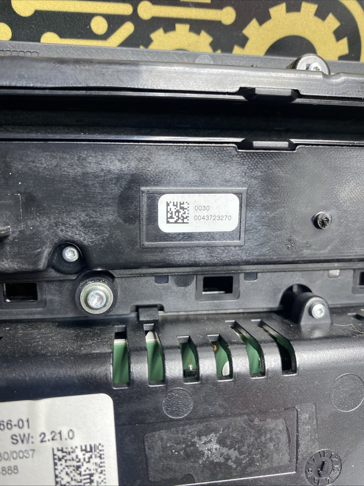 BMW 5 SERIES 520D M SPORT (F10)  HEATER CONTROL PANEL & STEREO 13-16 6805766