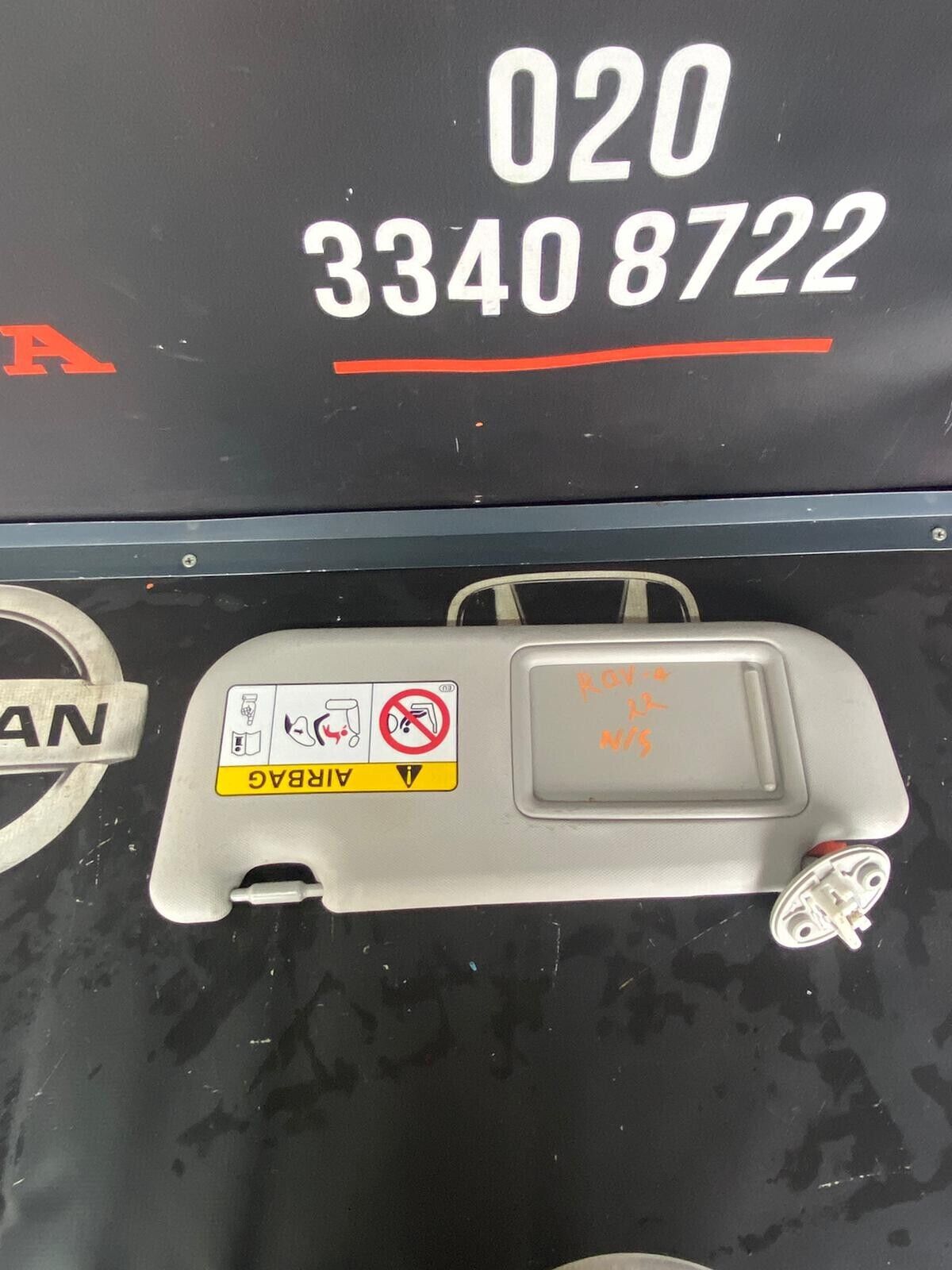 TOYOTA RAV 4 2022 N/S LEFT SUN VISOR