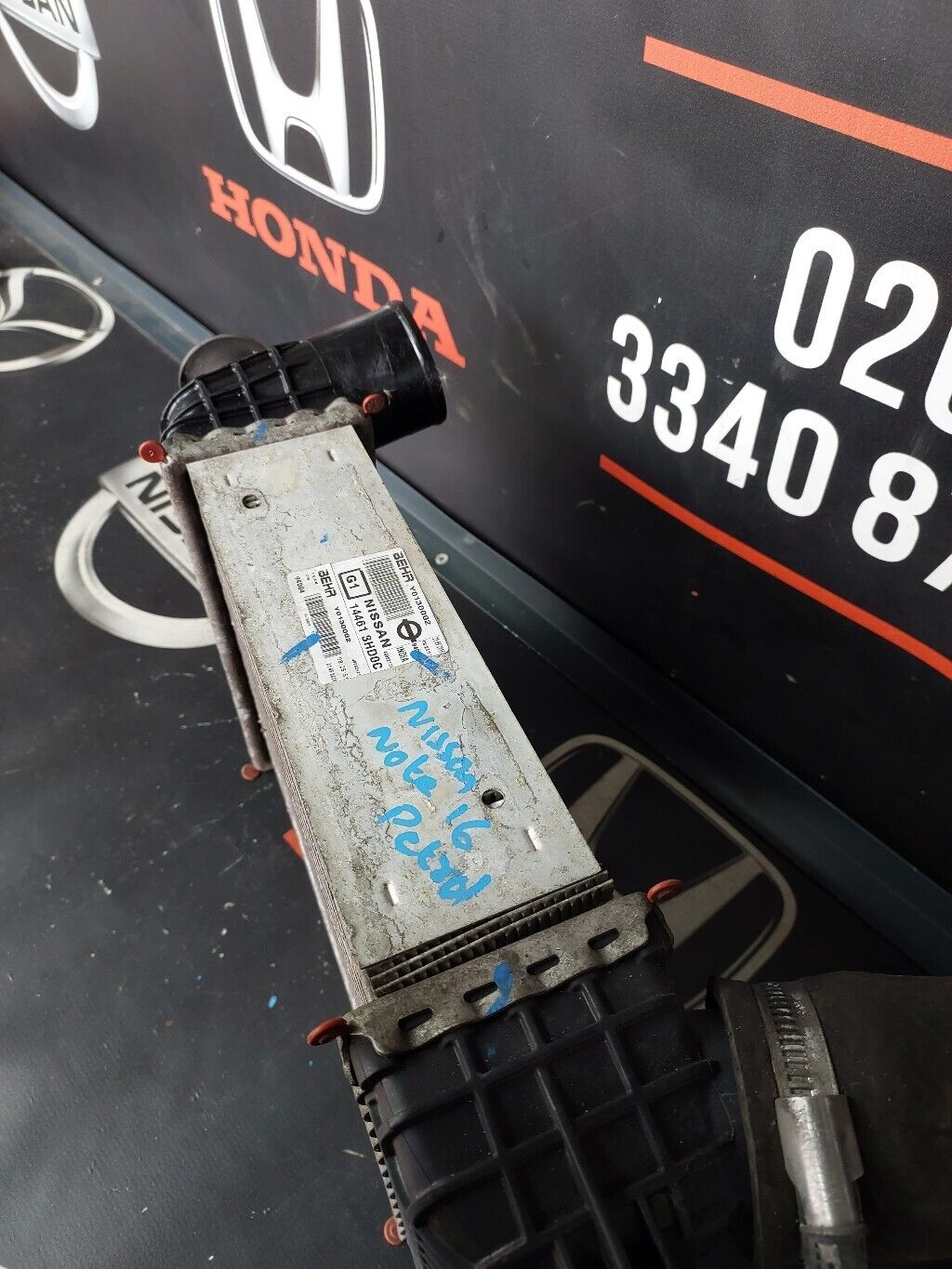 NISSAN NOTE 2016 PETROL RADIATOR INTERCOOLER 144613HD0C