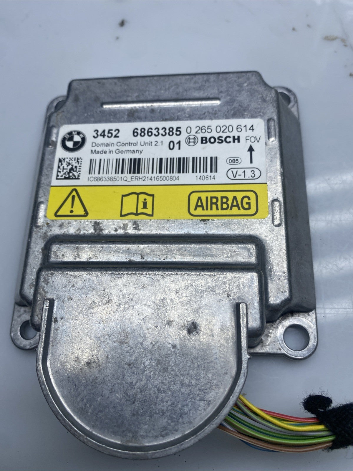 BMW 4 SERIES F32 AIRBAG CONTROL MODULE ECU UNIT 6863385