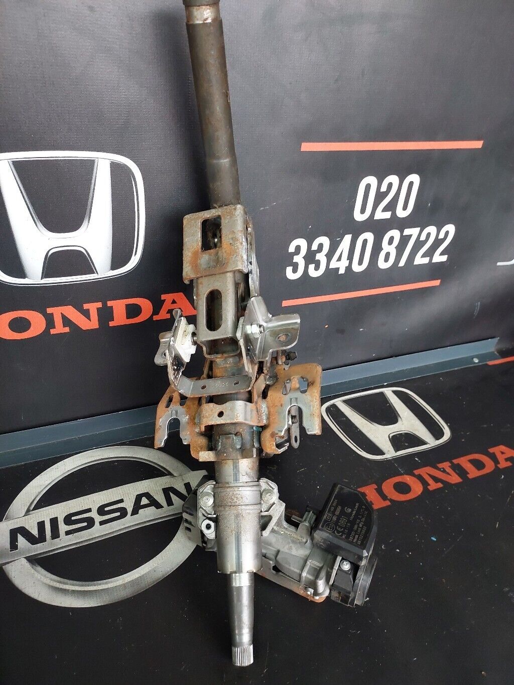HONDA JAZZ 2009 PETROL STEERING COLUMN & IGNITION