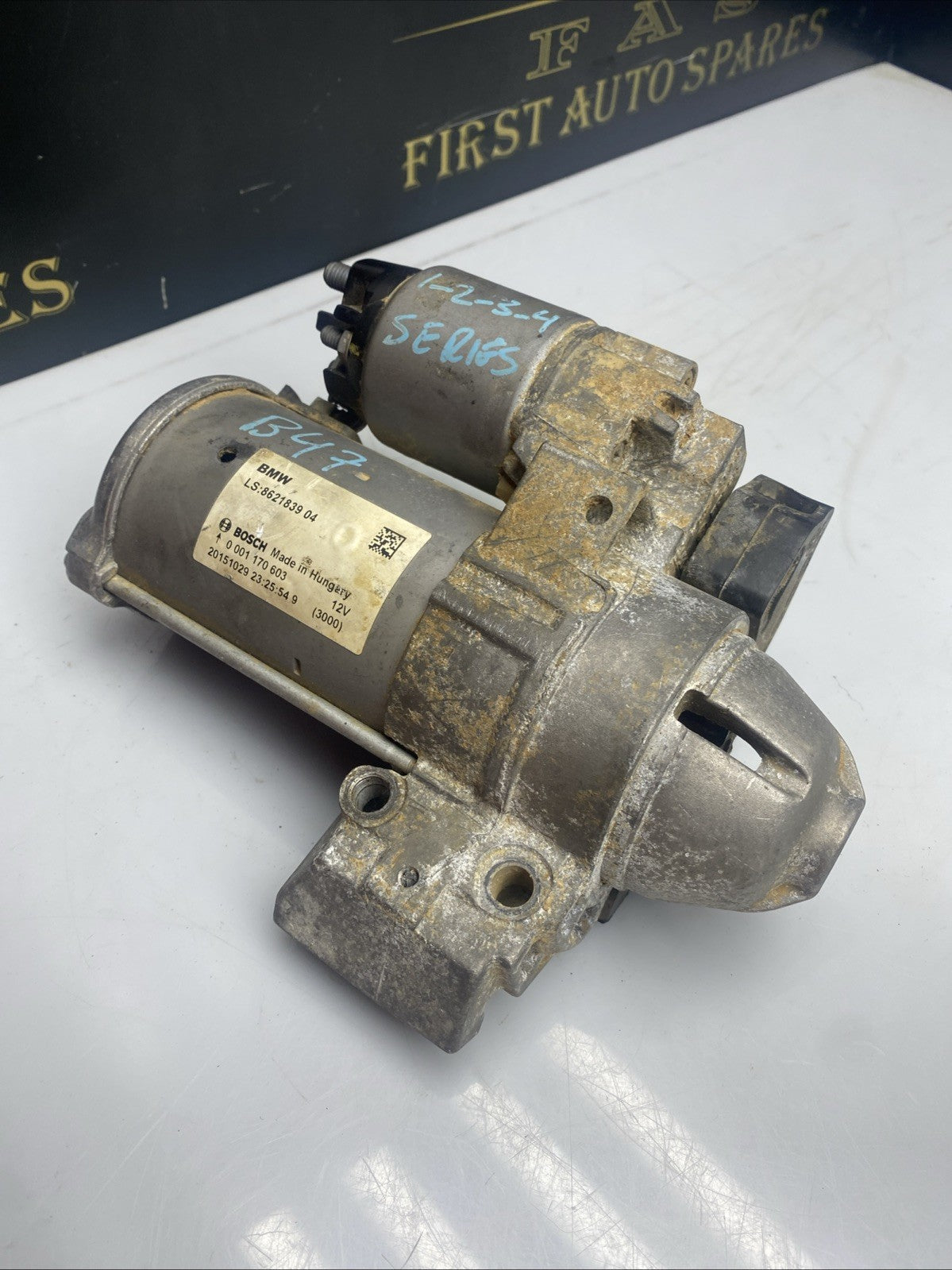 BMW Starter Motor Fits 1 2 3 4 Series B38 B48 F20 LCI F22 F30 LCI F32 8621839