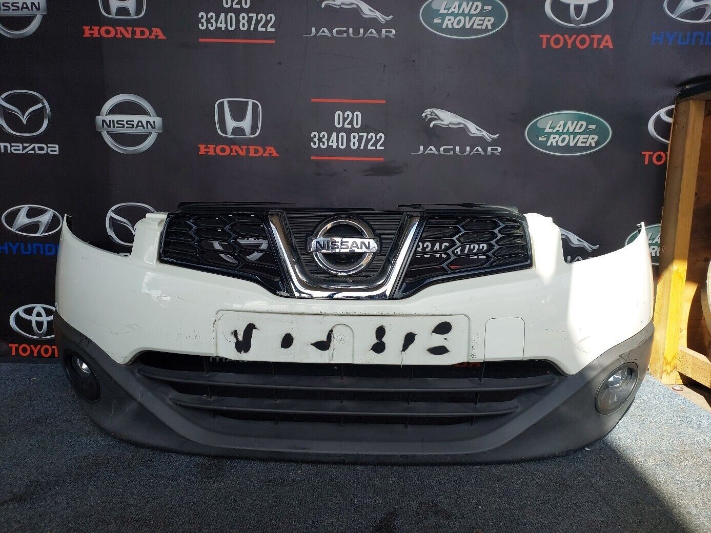 NISSAN QASHQAI 2010 FRONT BUMPER