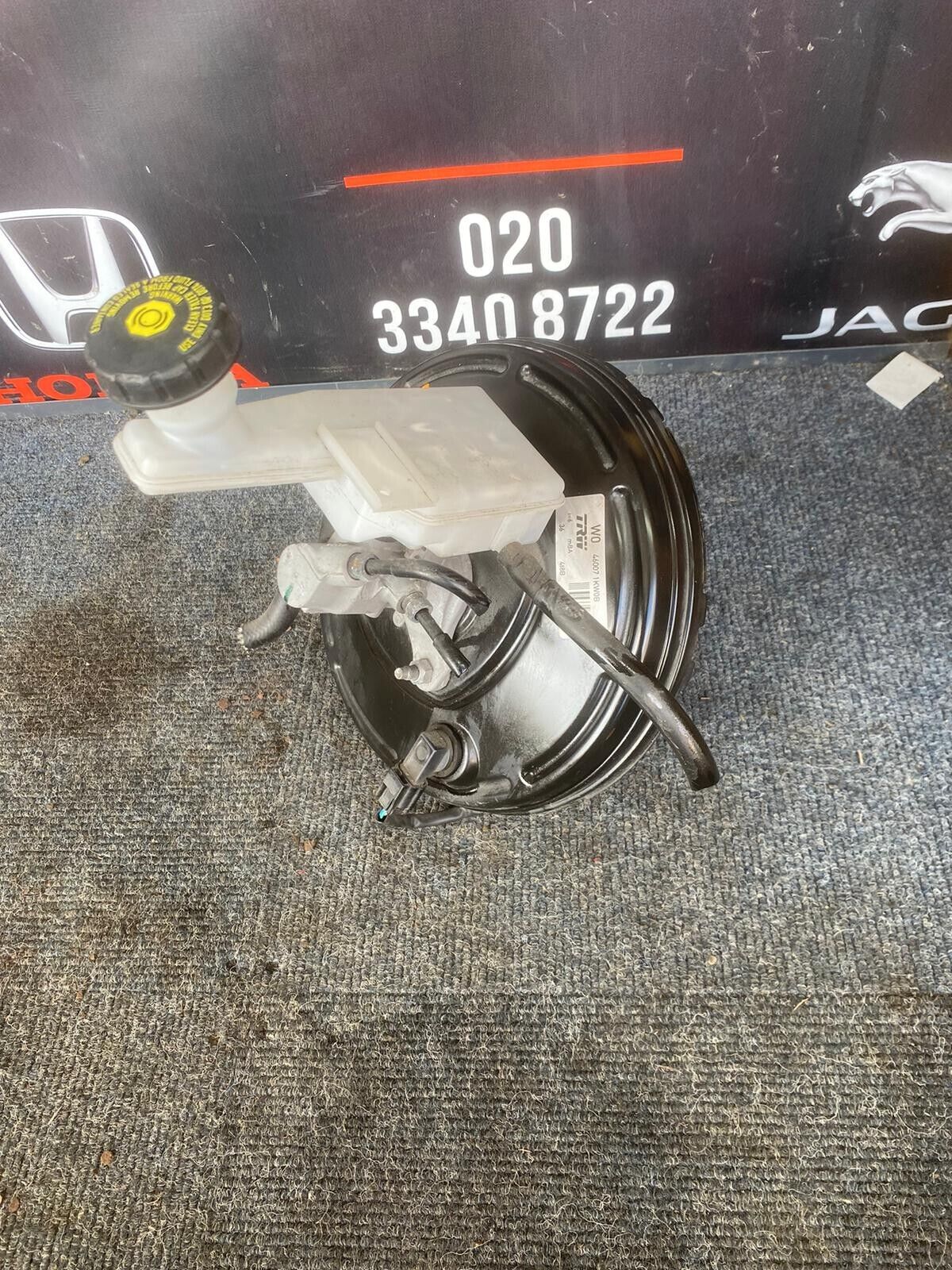 NISSAN JUKE 2018 PETROL BRAKE SERVO & MASTER CYLINDER 460071KW0B