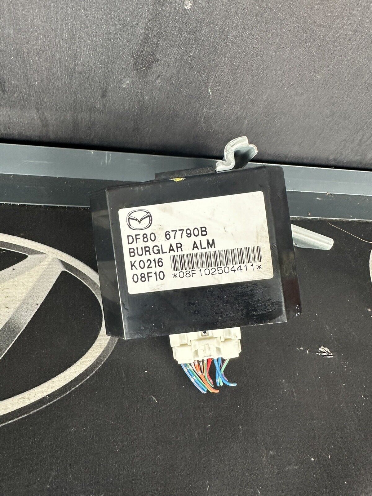 MAZDA 2 2009 BURGLAR ALM ALARM CONTROL MODULE UNIT ECU  DF8067790B /2007-15