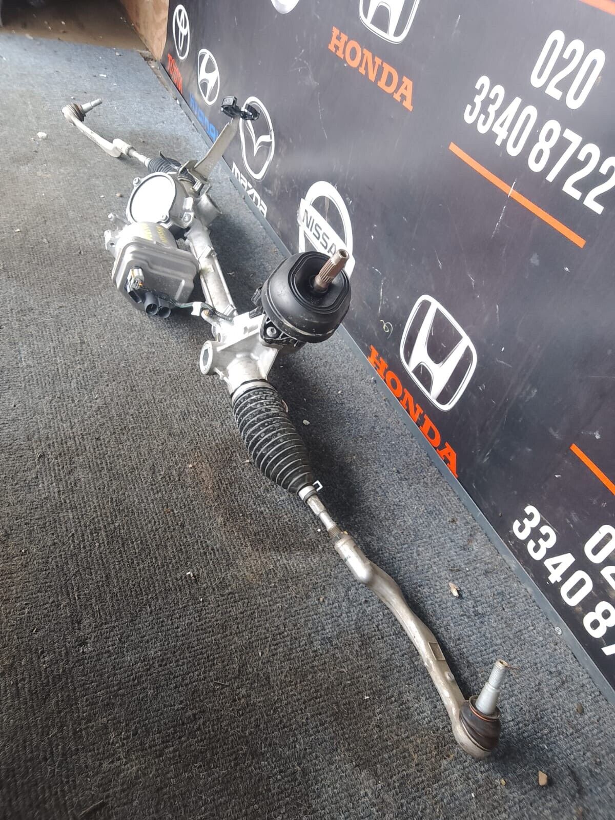 NISSAN QASHQAI 2023 POWER STEERING RACK 1.5 PETROL HYBRID AUTO JG517-004024
