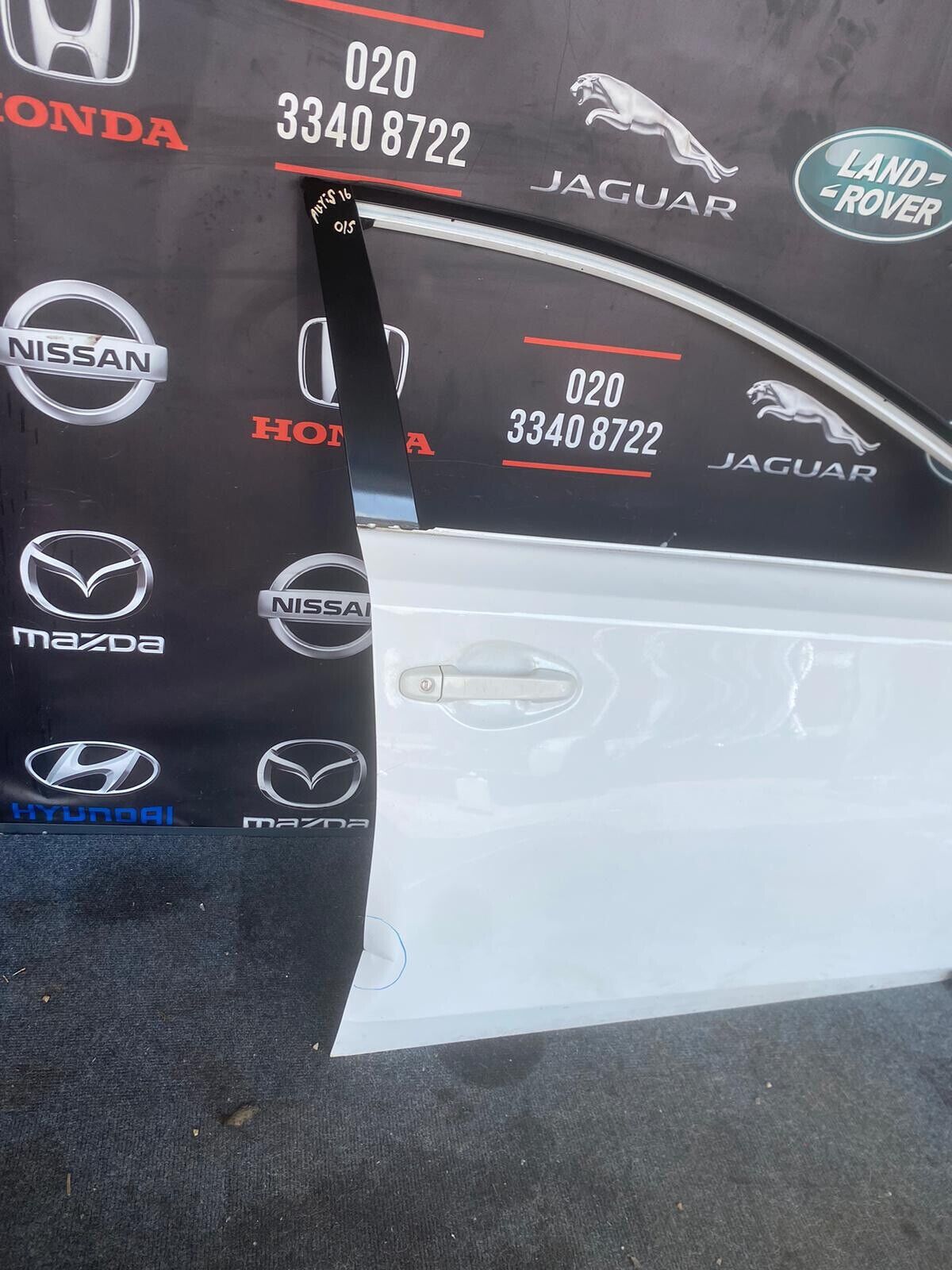 2018 TOYOTA AURIS E180 MK2 FACELIFT NSR PASSENGER SIDE REAR BARE DOOR WHITE