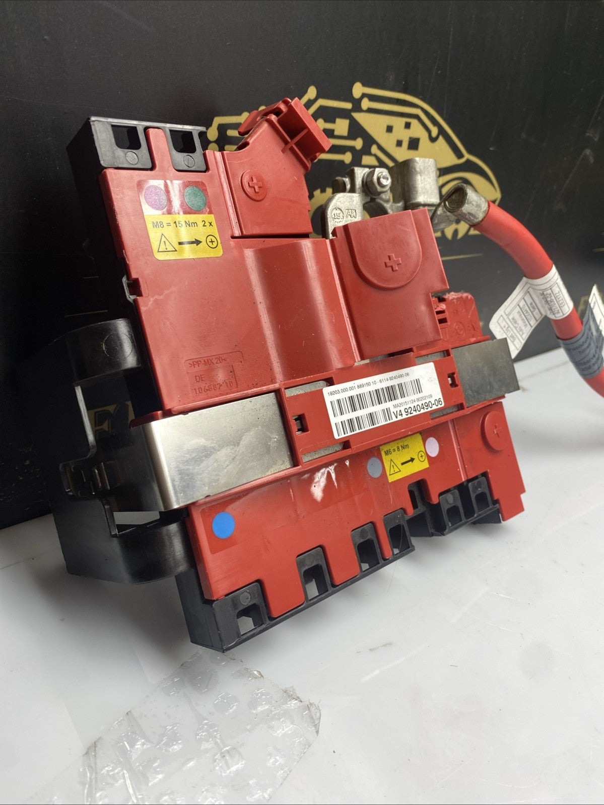 BMW 5 SERIES F10 F11 2015 BATTERY RELAY DISTRIBUTION BOX 9240490