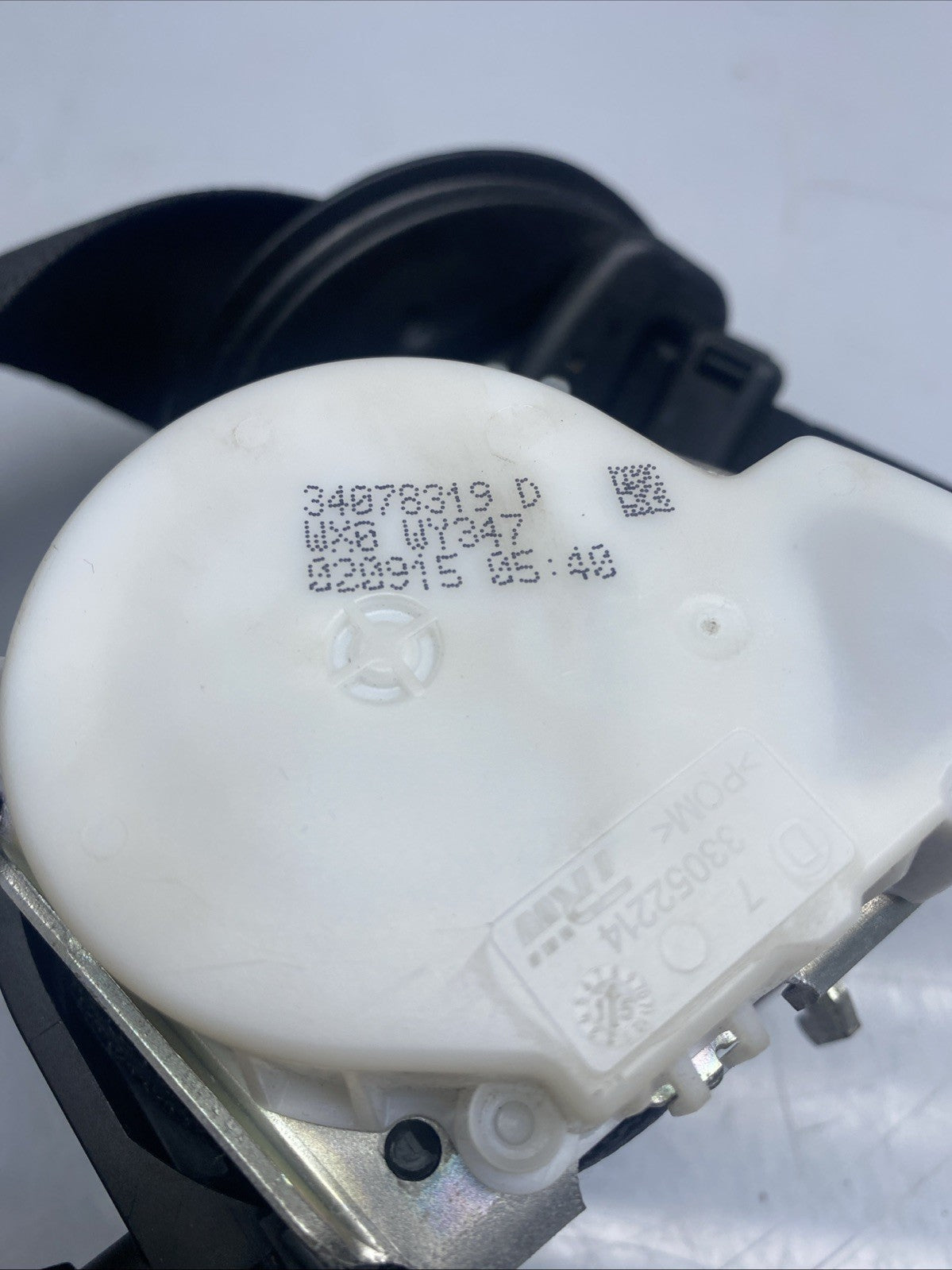 BMW 3 SERIES F30 F31 SEAT BELT FRONT LEFT PASSENGER SIDE BLACK 34078319D