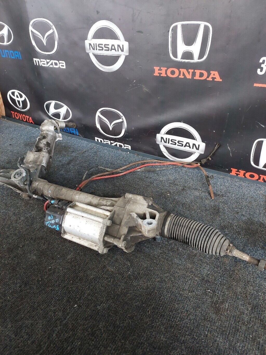 BMW 5 SERIES F10 2012 DIESEL POWER STEERING RACK 7806974517
