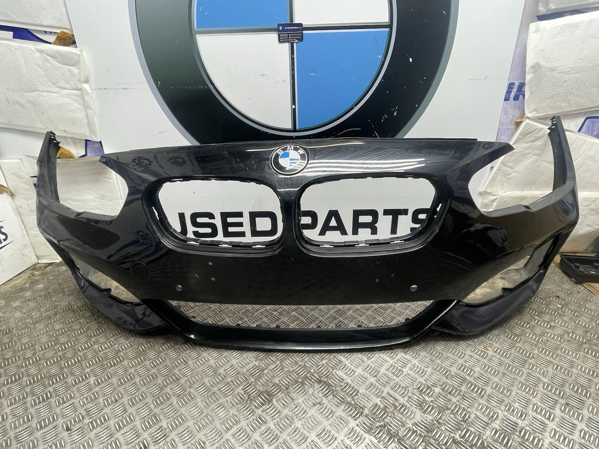BMW 1 F20 F21 LCI M SPORT FRONT BUMPER 2015-19 GENUINE (Dent On Driver Side)