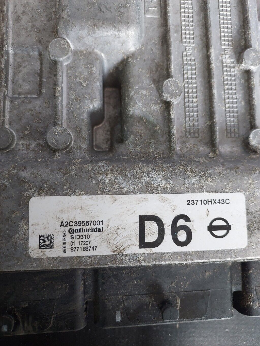 NISSAN QASHQAI J11 2018 DIESEL ENGINE CONTROL UNIT ECU A2C90933800