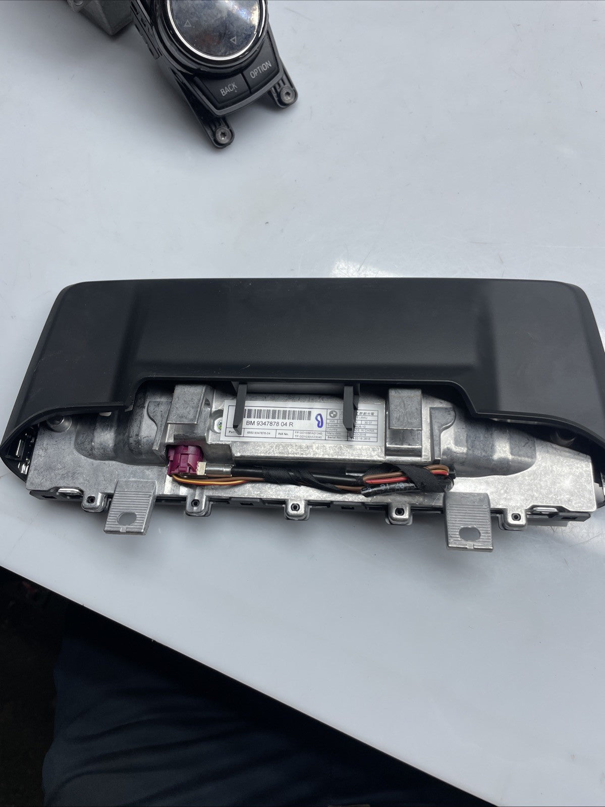 GENUINE BMW X5 X6 F15 F16 I DRIVE CONTROLLER NBT HEAD UNIT SCREEN SET 681995001