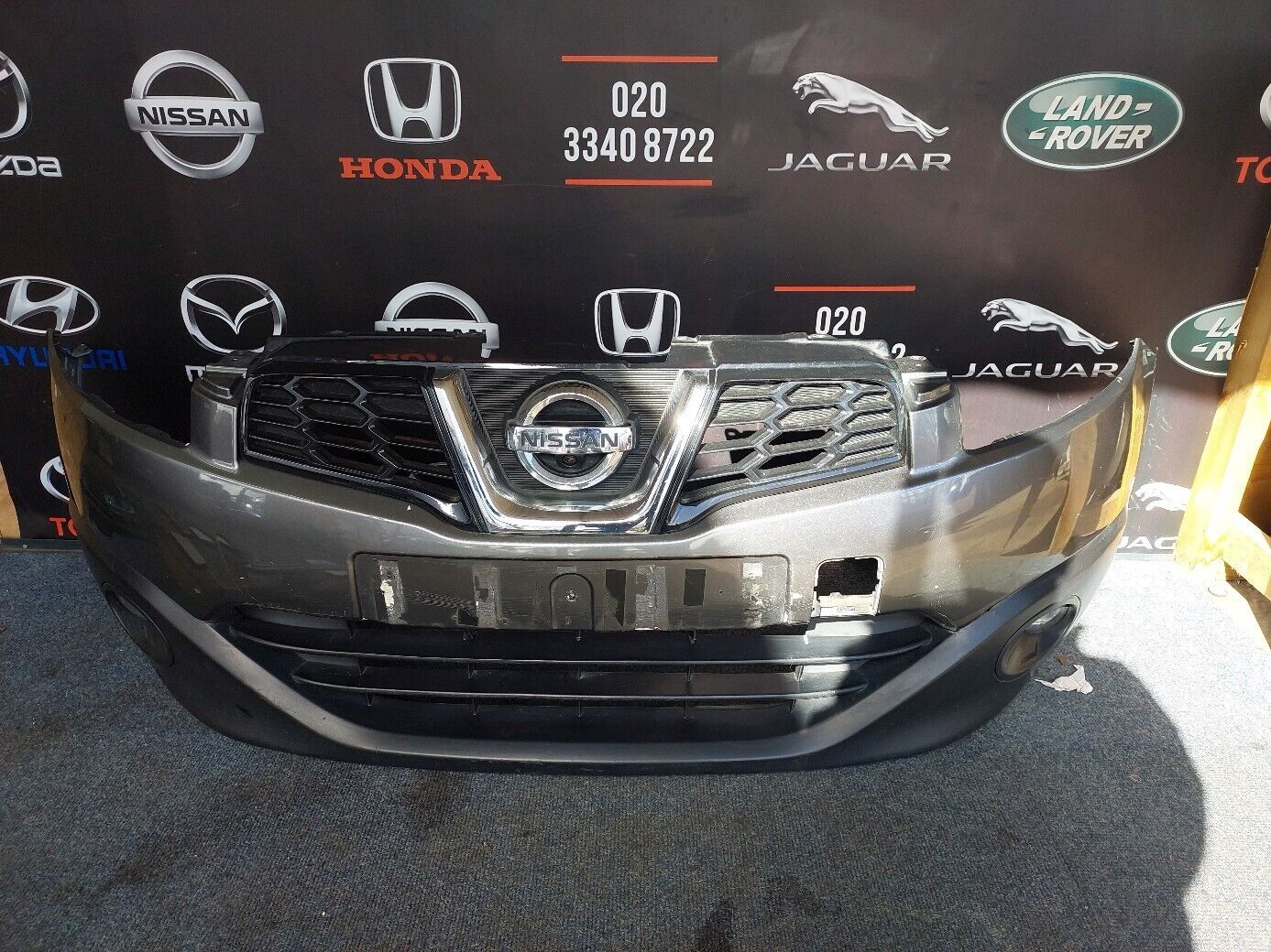 NISSAN QASHQAI 2012 FRONT BUMPER