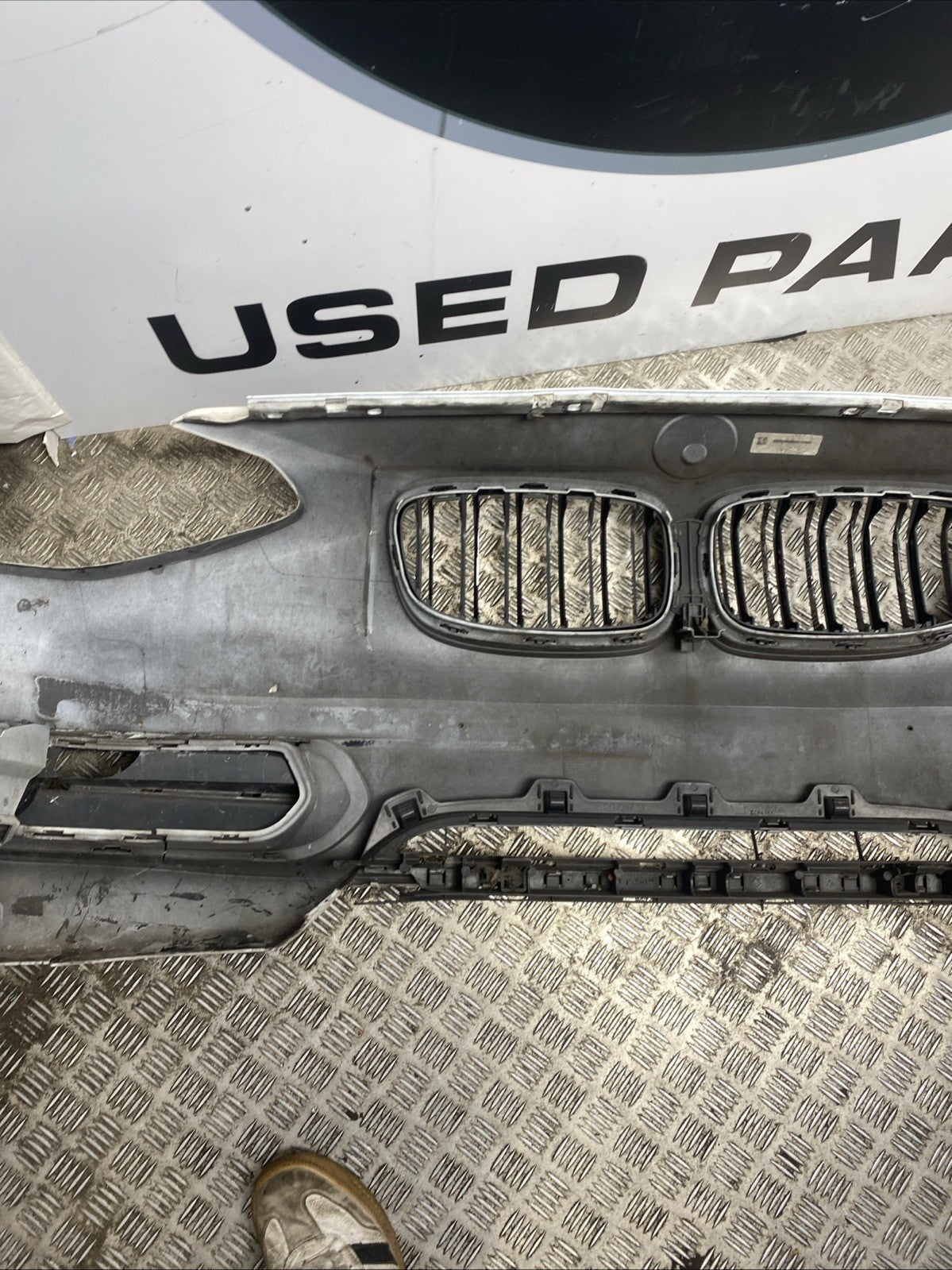 BMW 1 SERIES F20 2012 13 14 Complete Front Bumper Assembly  Alpine White 300