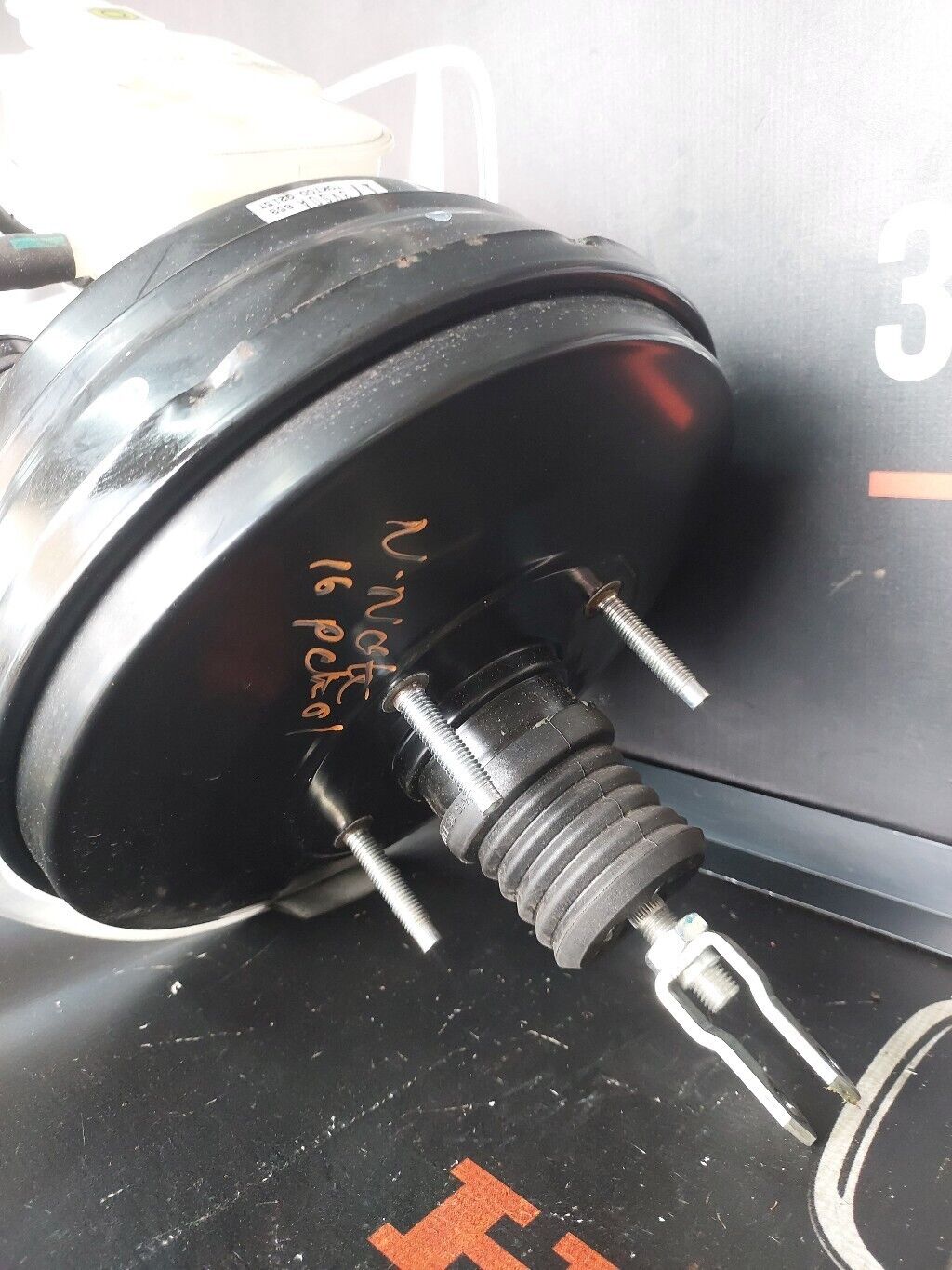 NISSAN NOTE 2016 PETROL BRAKE SERVO MASTER CYLINDER