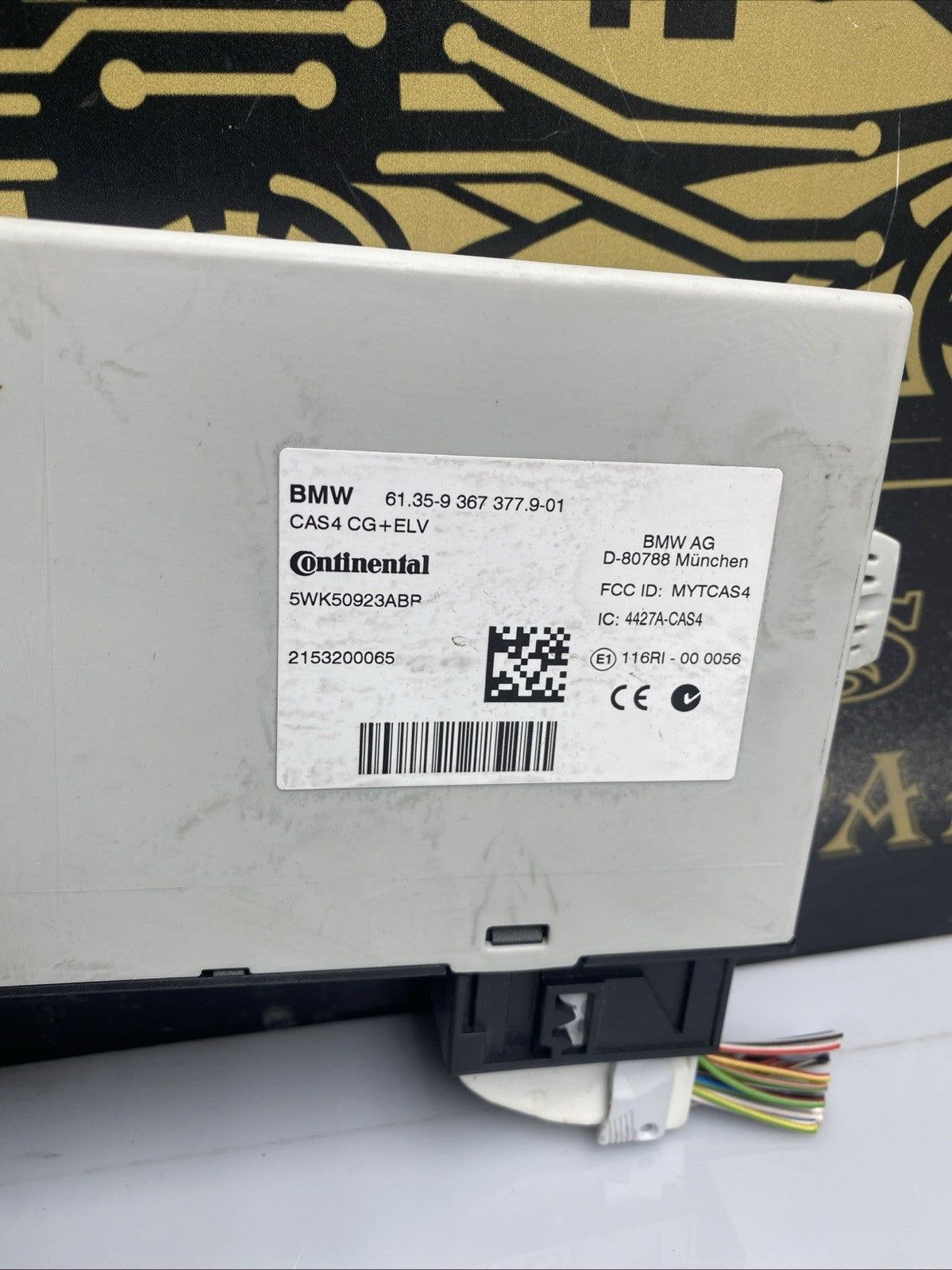 BMW 5 6 7 Series 2010-16 Car Access System Control Module P/N 9367377