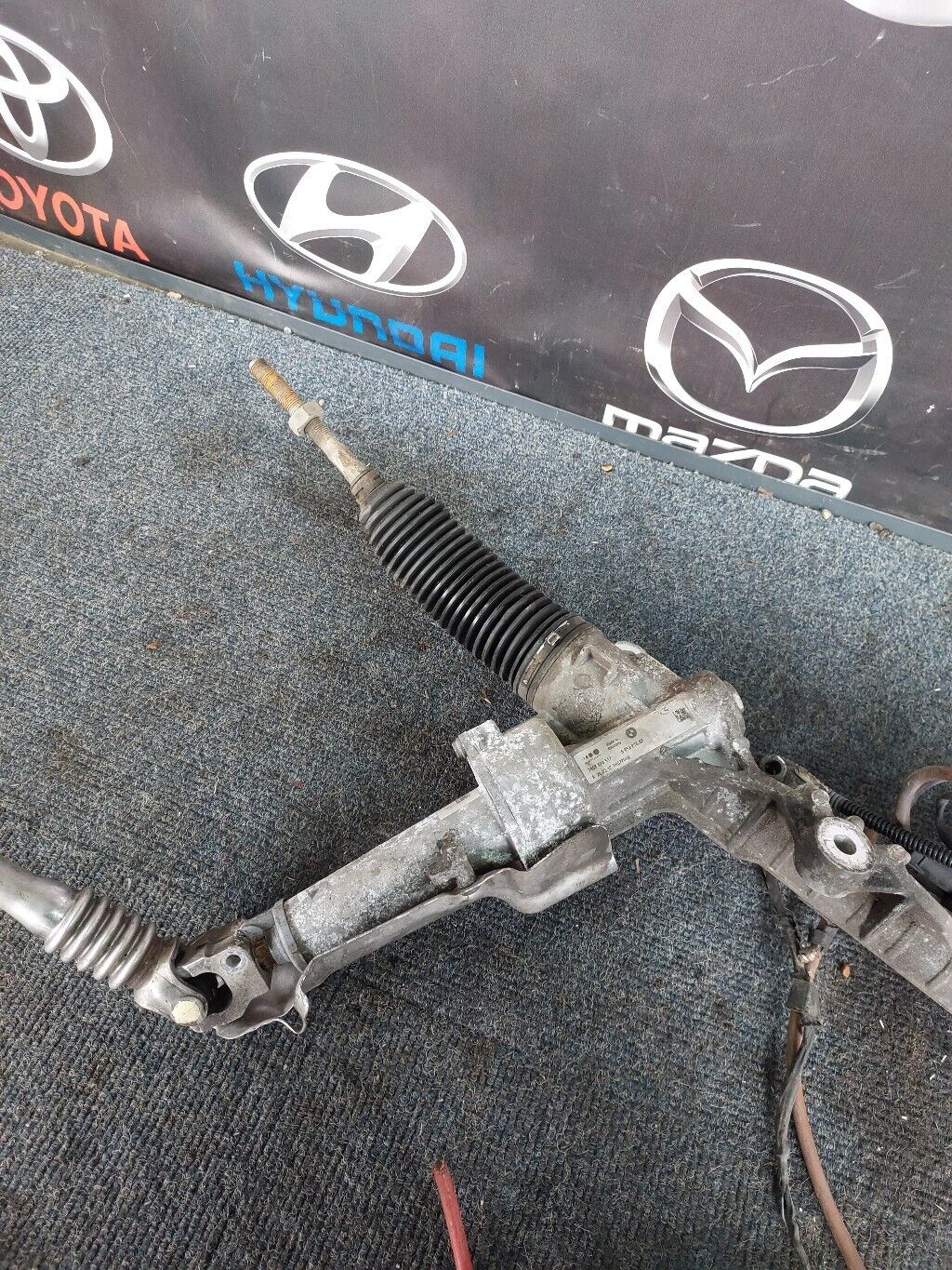 BMW 5 SERIES F10 2012 DIESEL POWER STEERING RACK 7806974517