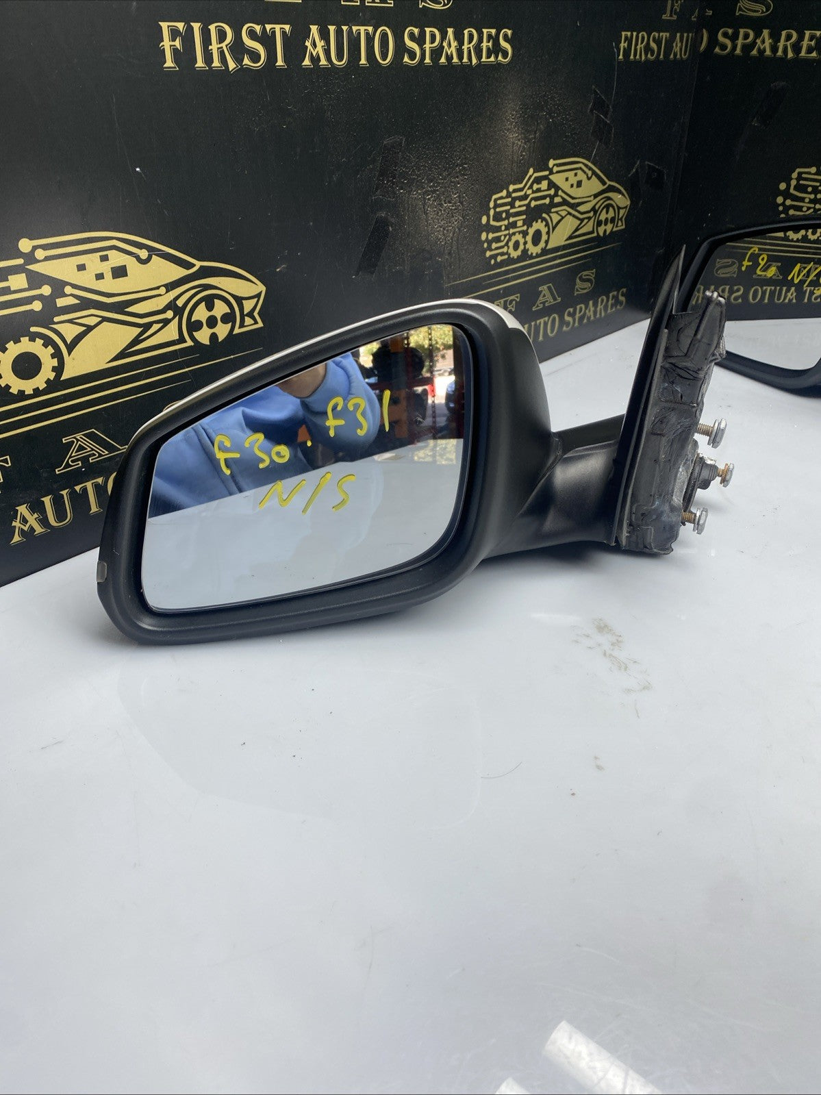 BMW F30 F31 Left Wing Mirror Color Code 300 Passenger Side 6 Pins