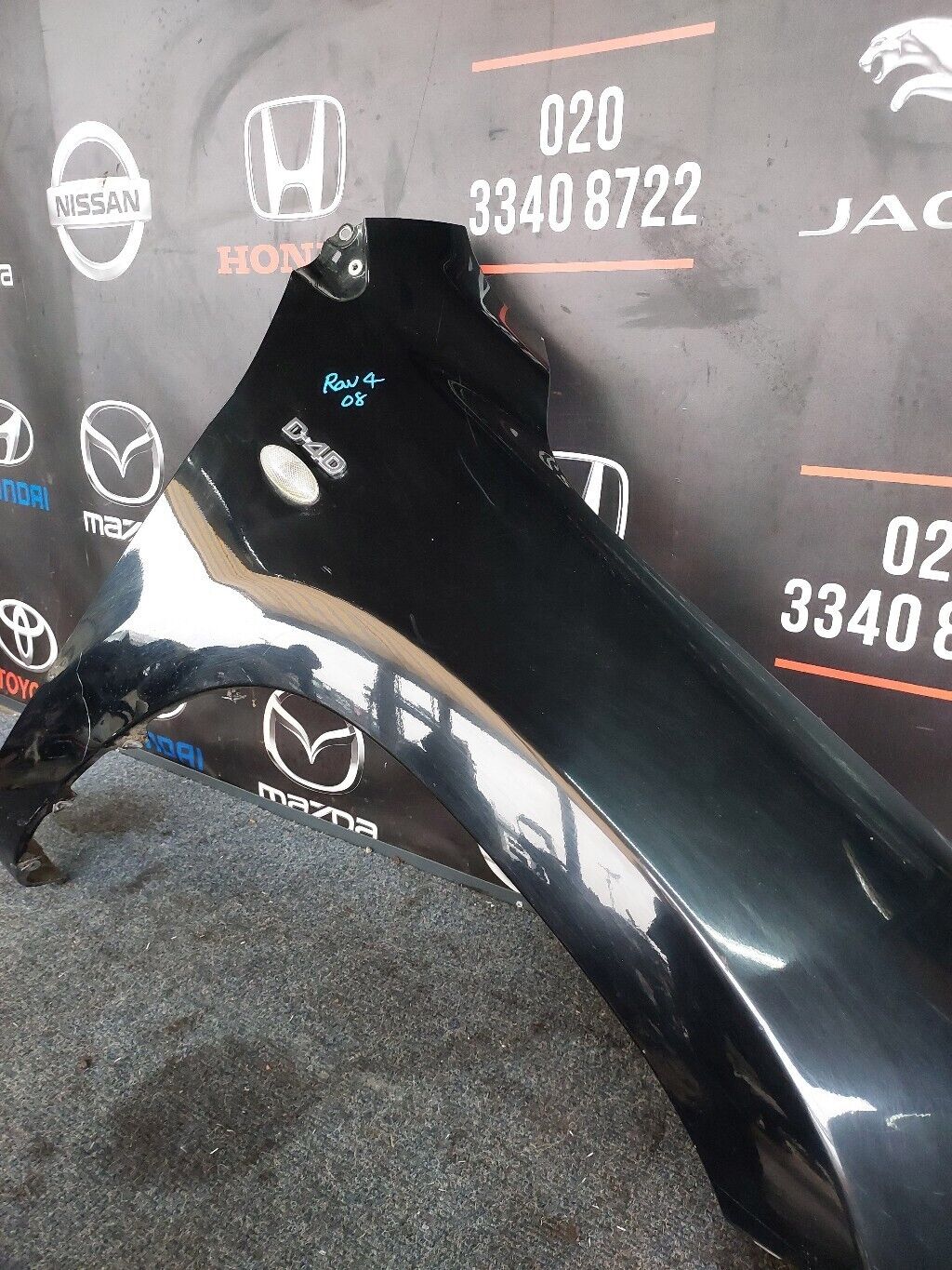 TOYOTA RAV 4 2008 O/S WING FENDER RH