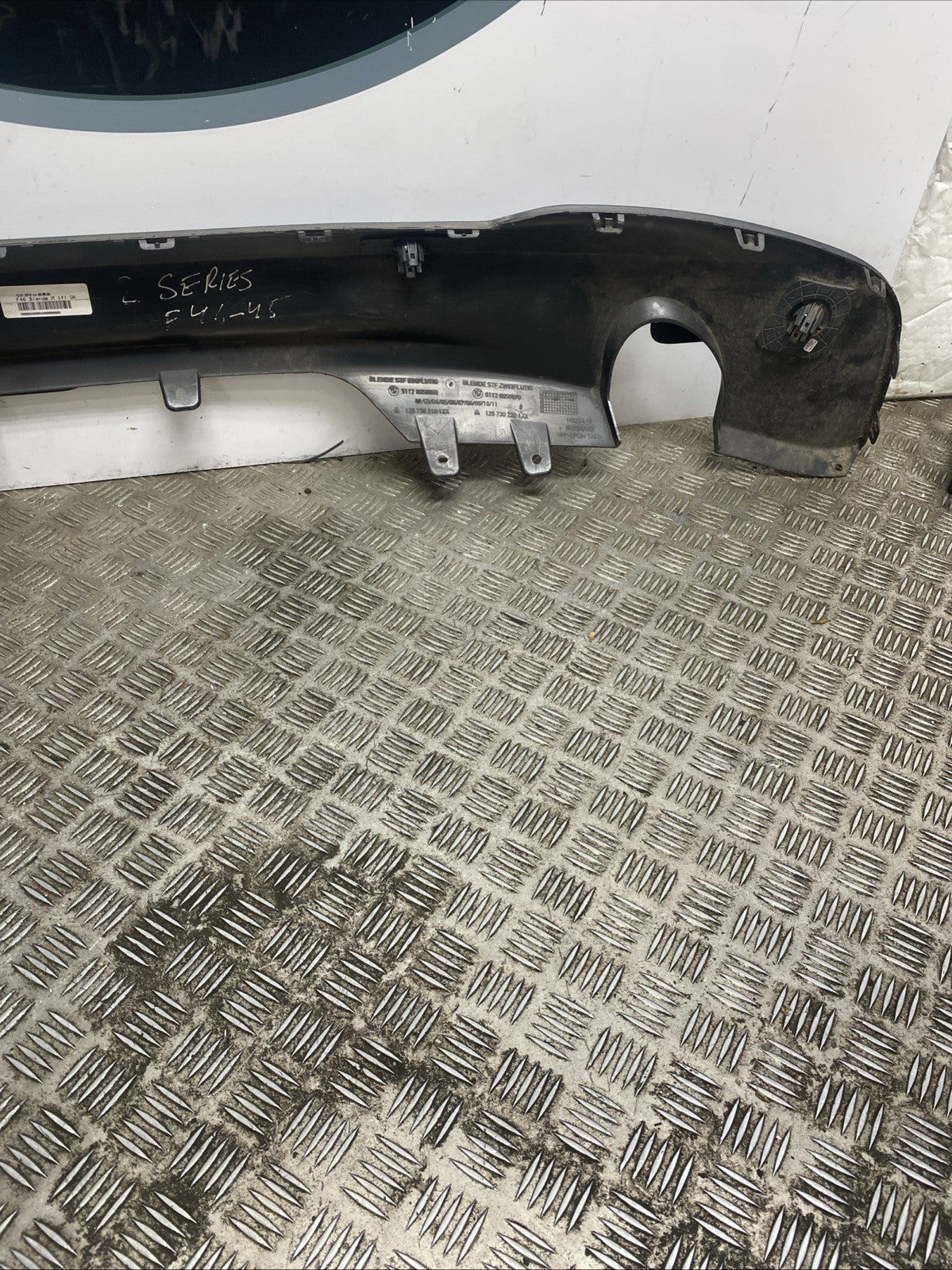 BMW 2 SERIES F45/F46 M SPORT GENUINE REAR BUMPER DIFFUSER