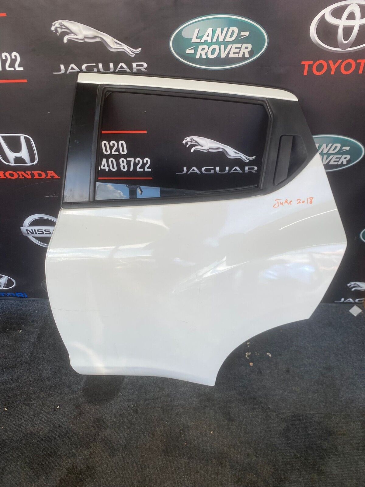 NISSAN JUKE 2018 N/S REAR LEFT DOOR