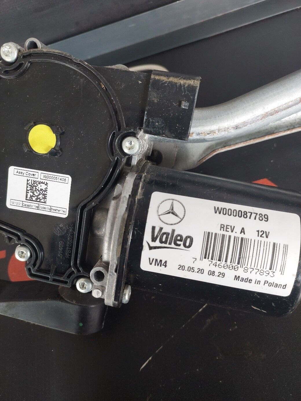 MERCEDES SPRINTER 2021 WIPER MOTOR & LINKAGE