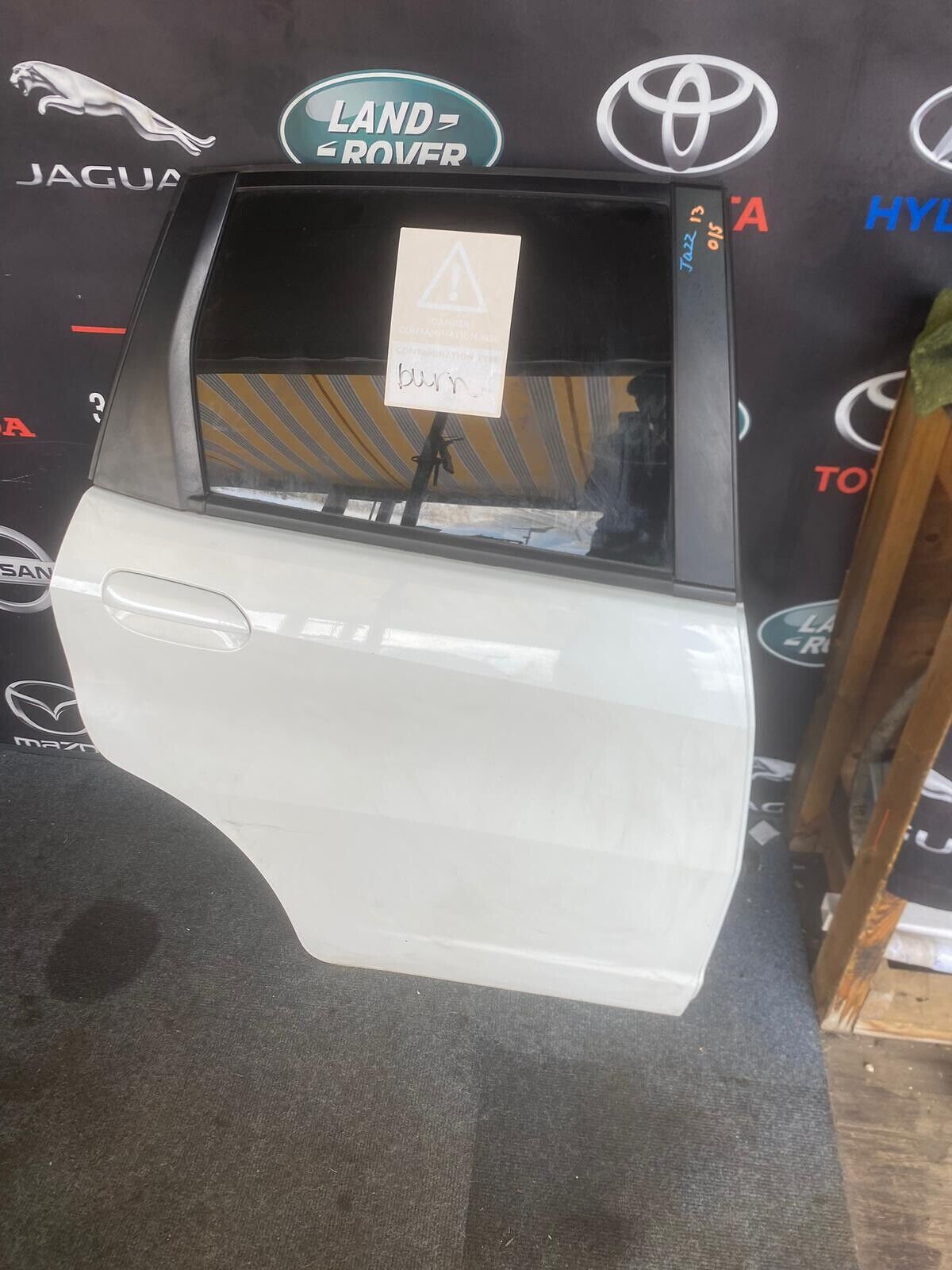 HONDA JAZZ 2008-15 OSR DRIVERS SIDE REAR DOOR SHELL*YR578M*