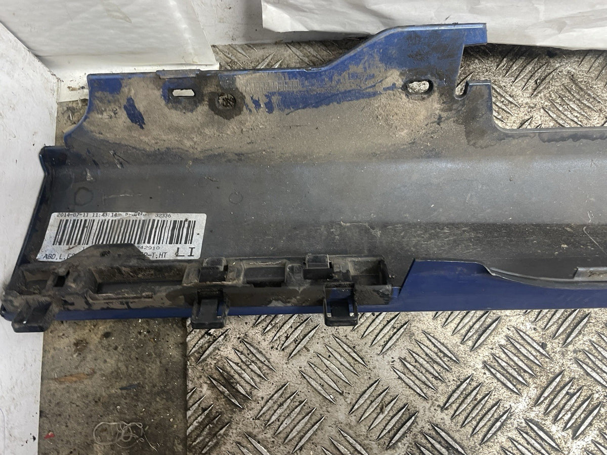 BMW 1 SERIES SIDE SKIRT PASSENGER LEFT MSPORT BLUE F21