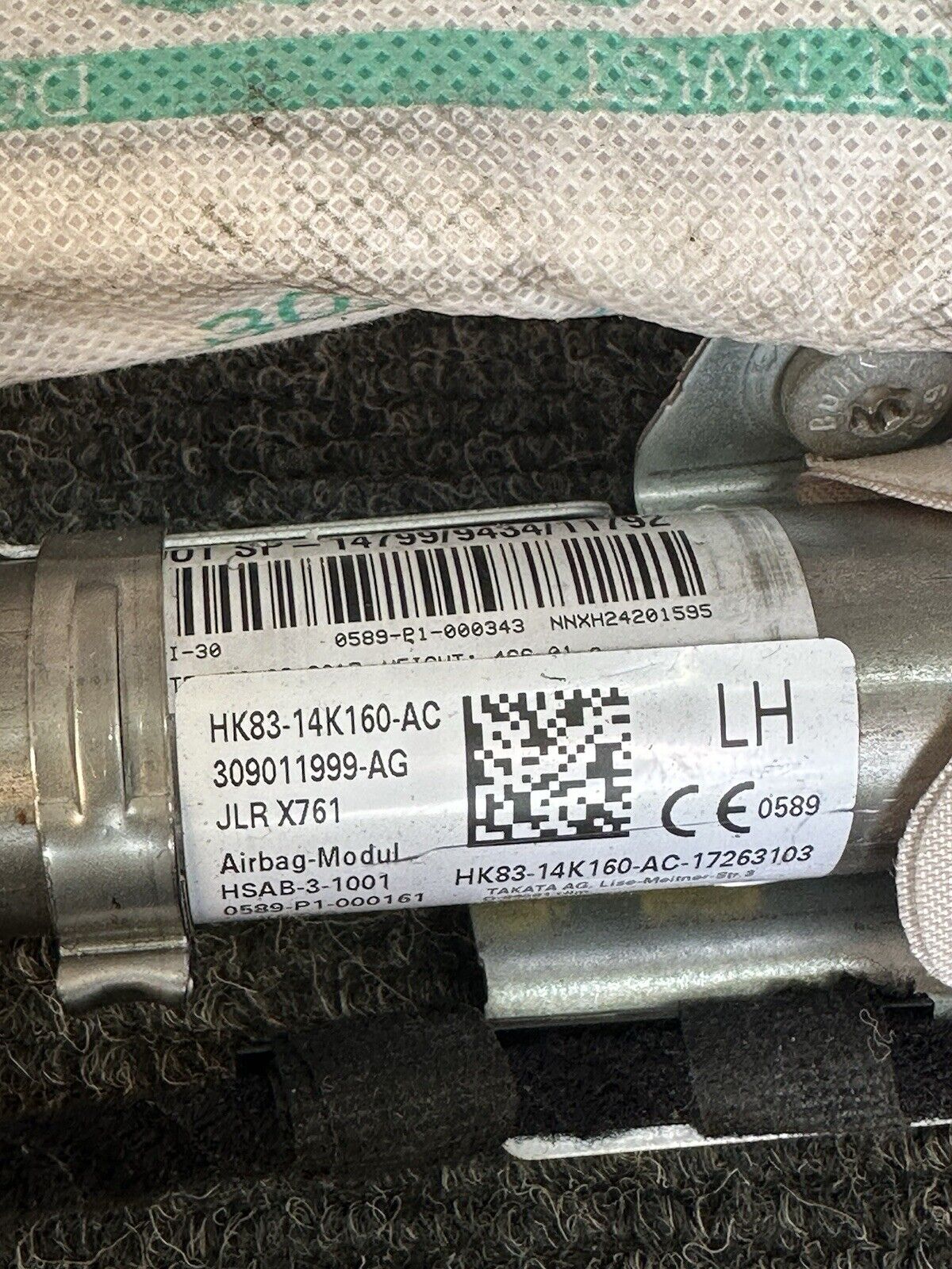 JAGUAR F-PACE LEFT SIDE AIRBAG 2018