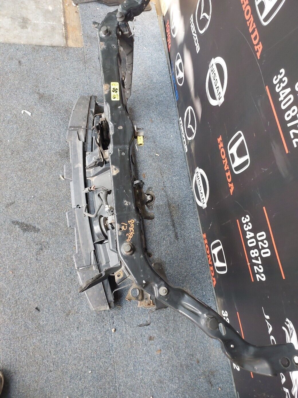 NISSAN QASHQAI 2012 COMPLETE SLAM PANEL