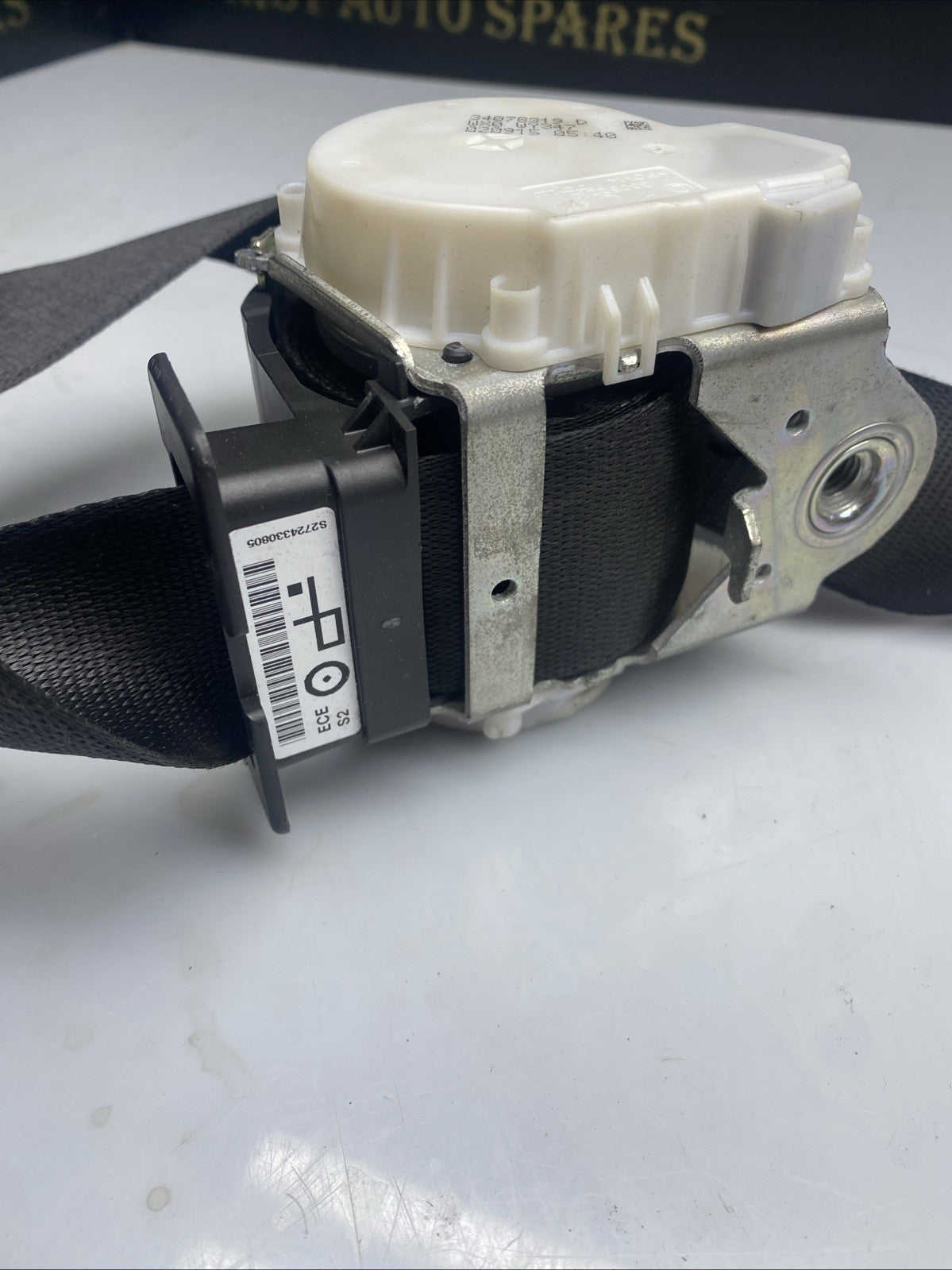 BMW 3 SERIES F30 F31 SEAT BELT FRONT LEFT PASSENGER SIDE BLACK 34078319D
